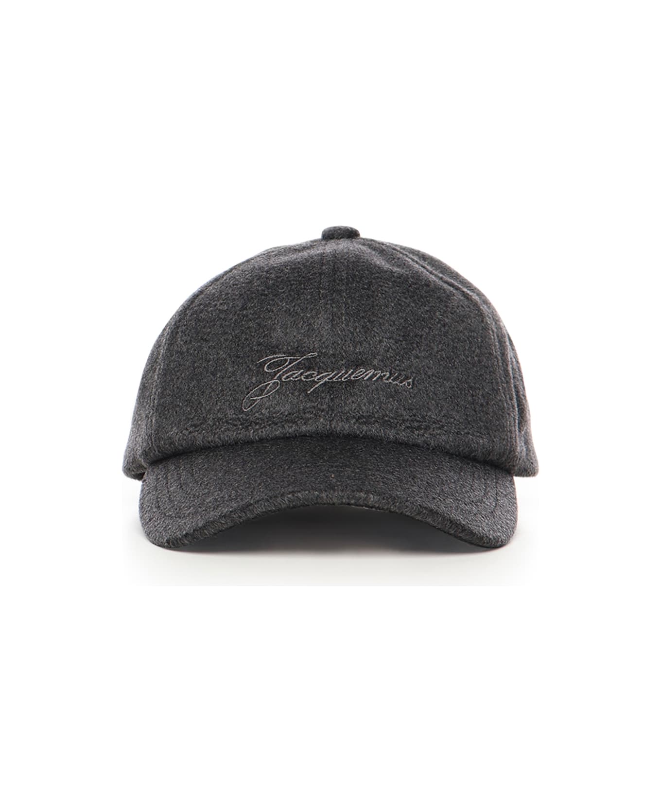 Jacquemus Cashmere Baseball Cap - Grey