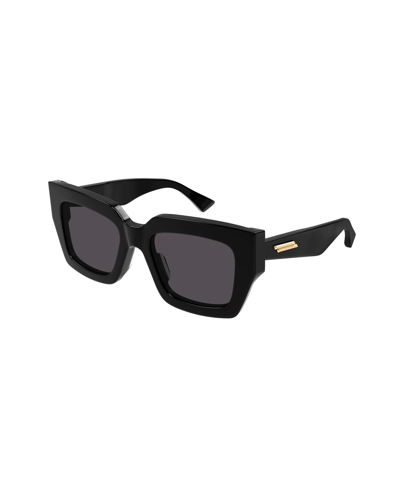 Bottega Veneta Eyewear Bv1212s Sunglasses Sunglasses - 001 BLACK BLACK GREY