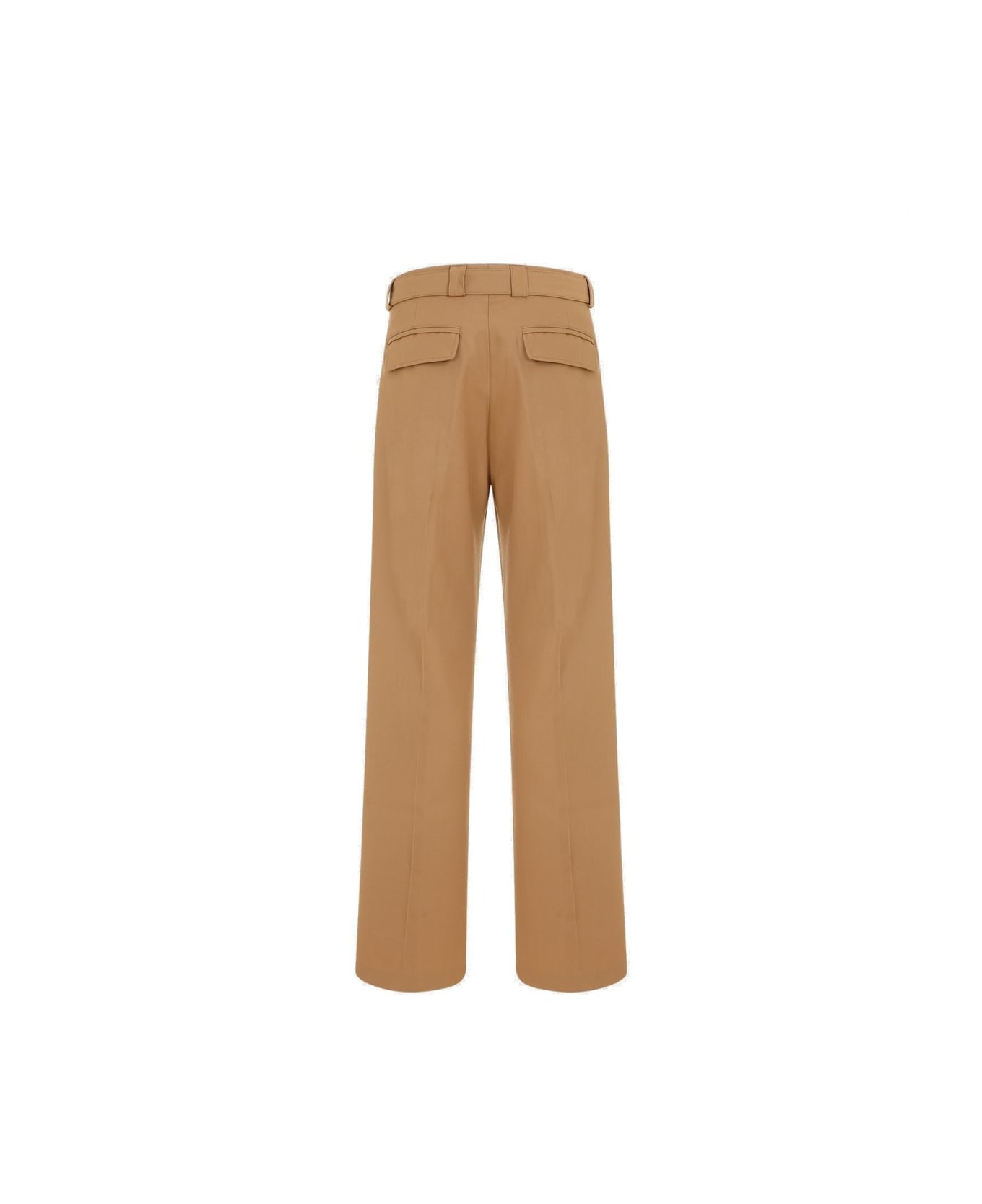 Dries Van Noten Straight Leg Tailored Trousers - NEUTRALS