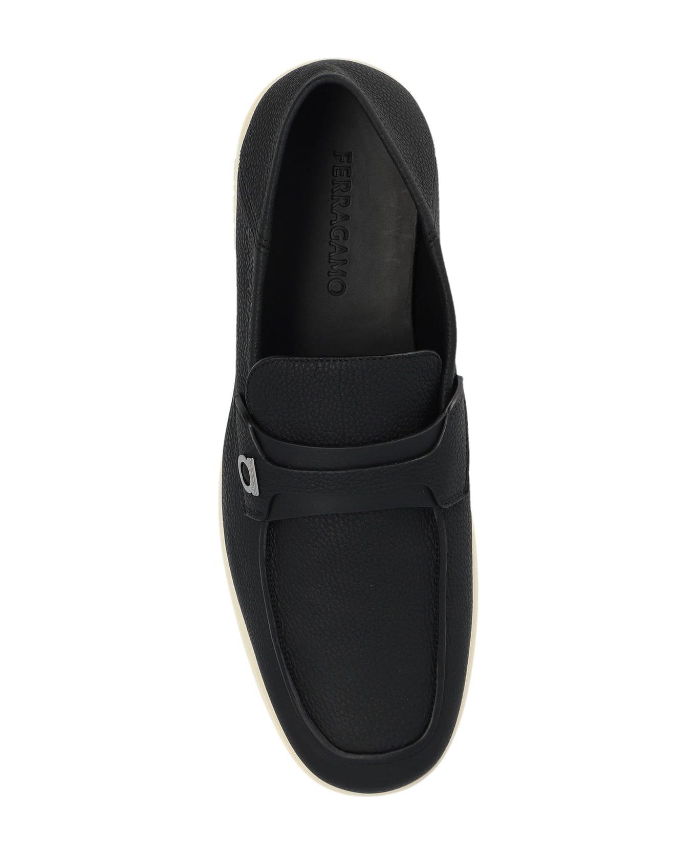 Ferragamo Gancini Ornament Loafers