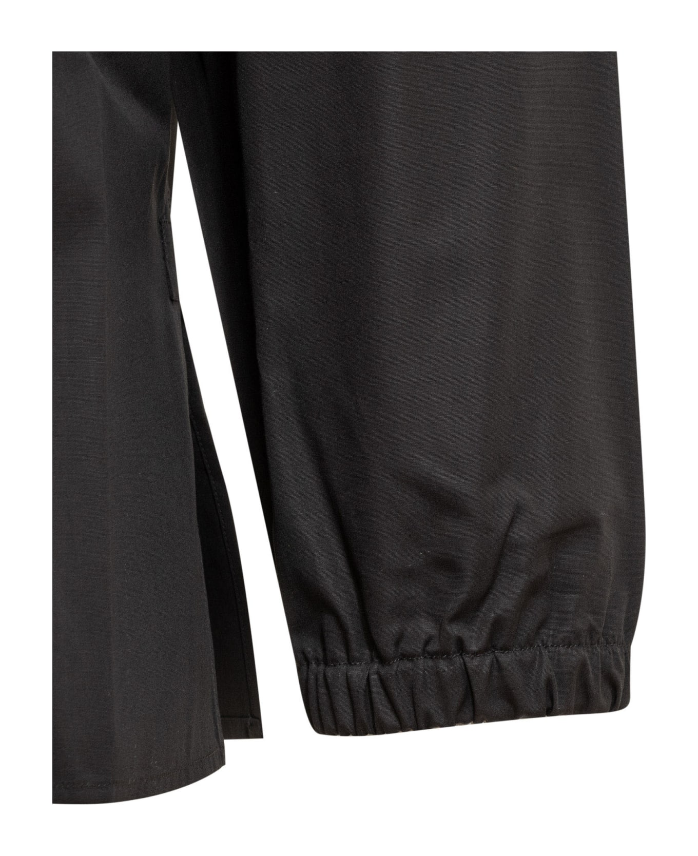 Givenchy Boxy Fit Long Sleeve Zip Print Shirt - BLACK シャツ