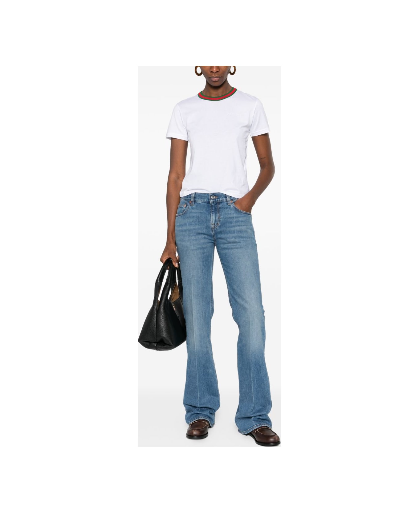 Gucci Denim Cotton Jeans - Clear Blue