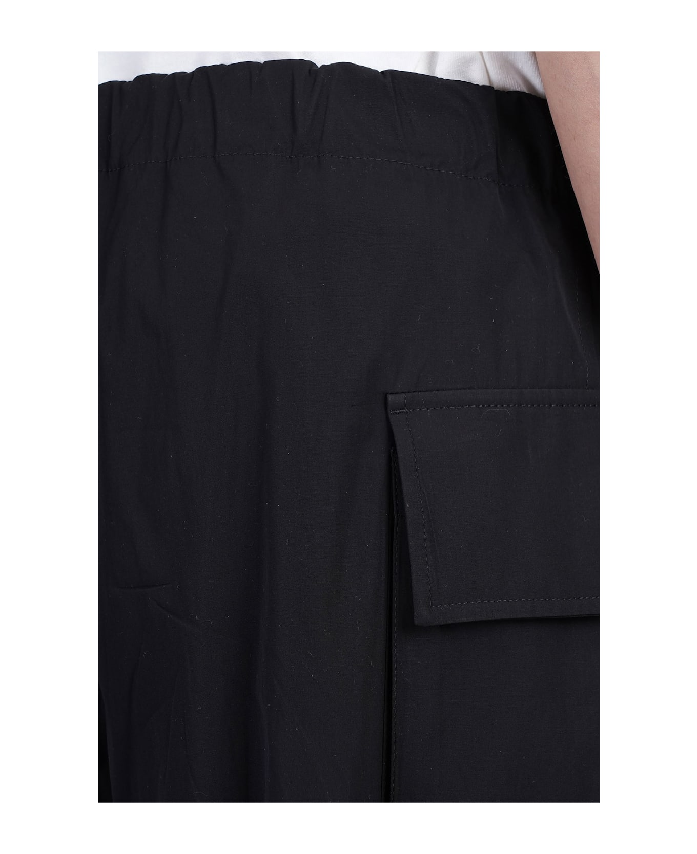 Jil Sander Shorts In Black Cotton - black
