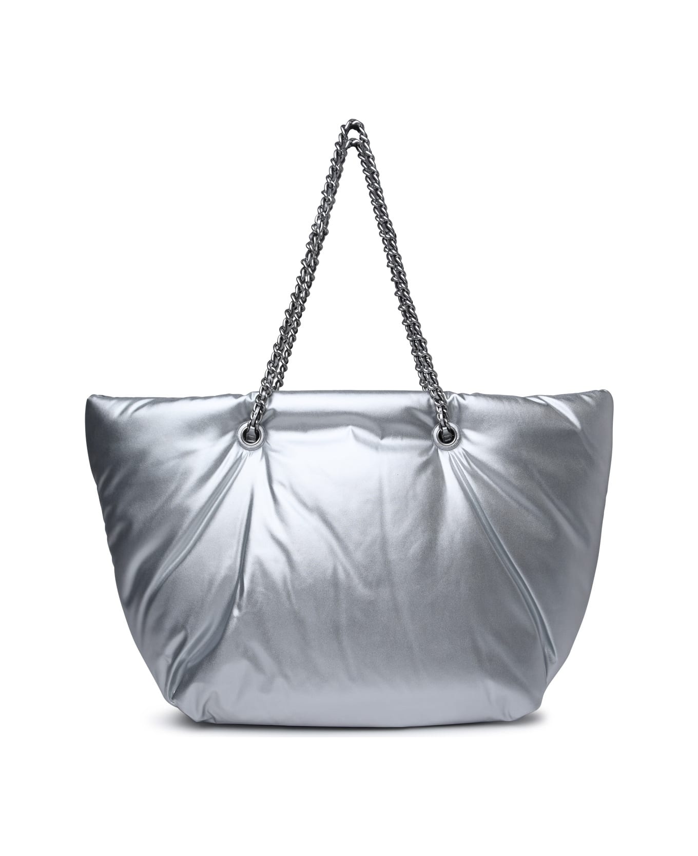Tory Burch 'ella' Silver Polyester Shopping Bag - Argento