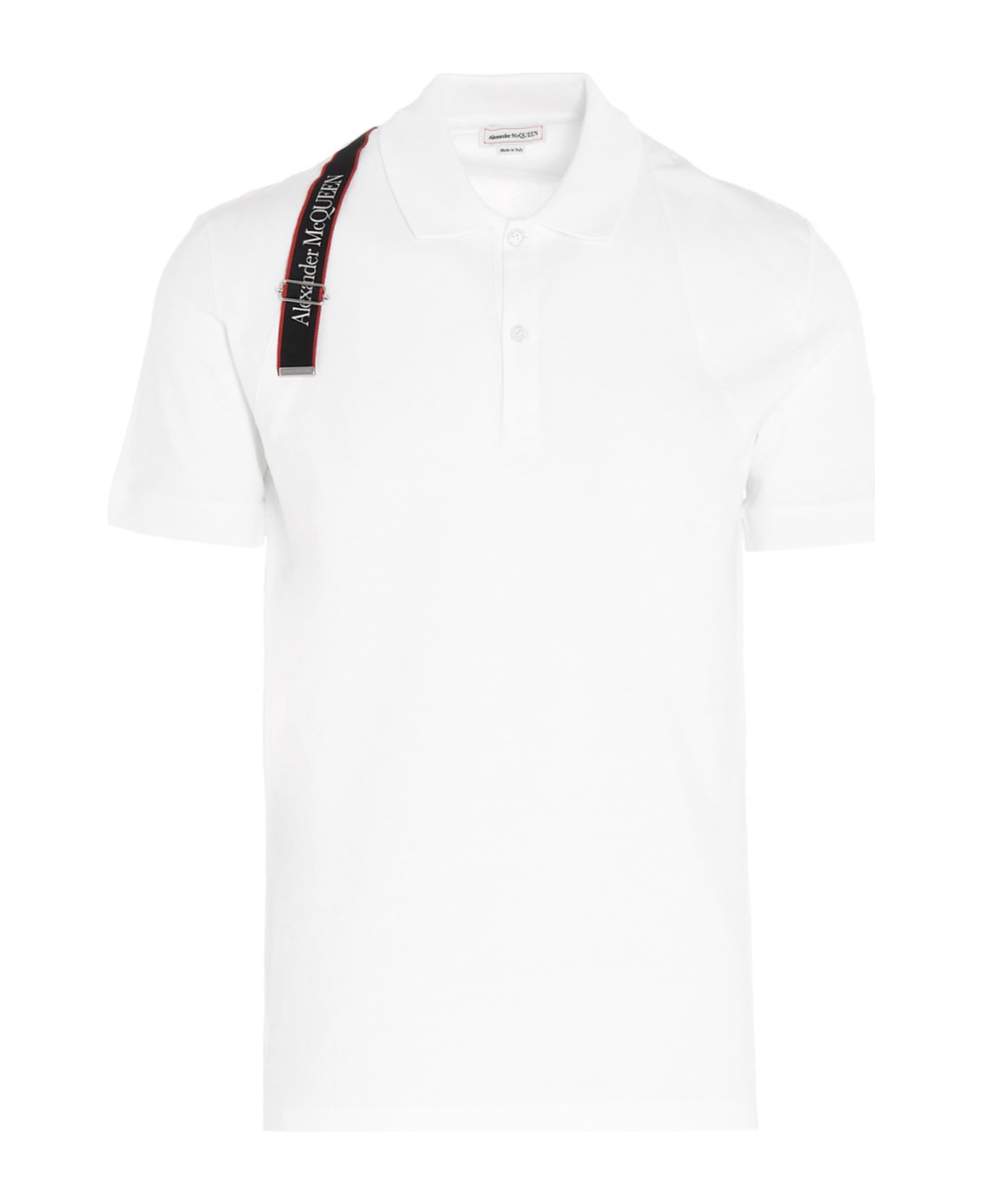 Alexander McQueen Cotton Polo Shirt - White