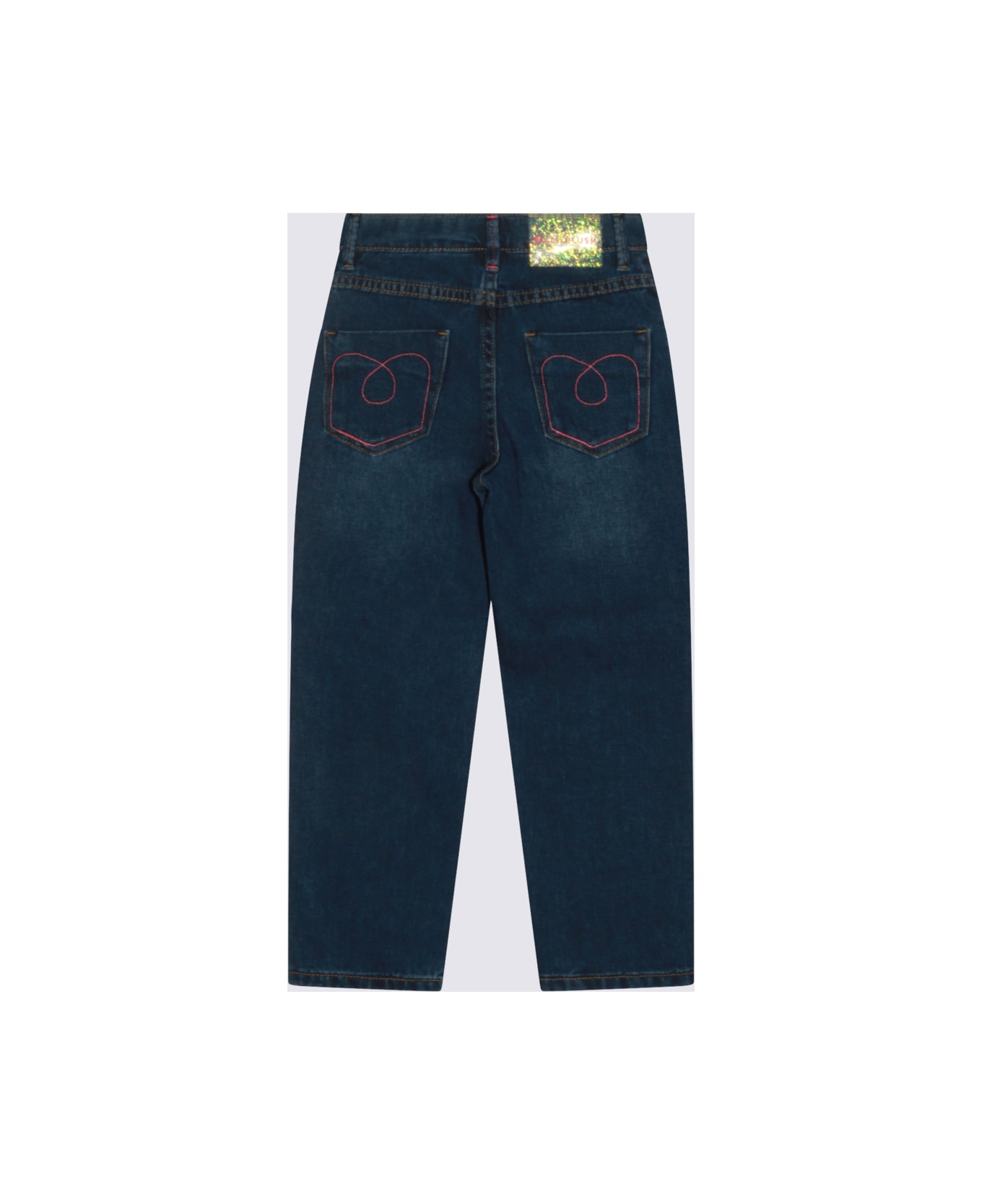 Billieblush Blue Cotton Jeans - DENIM INDIGO BLUE