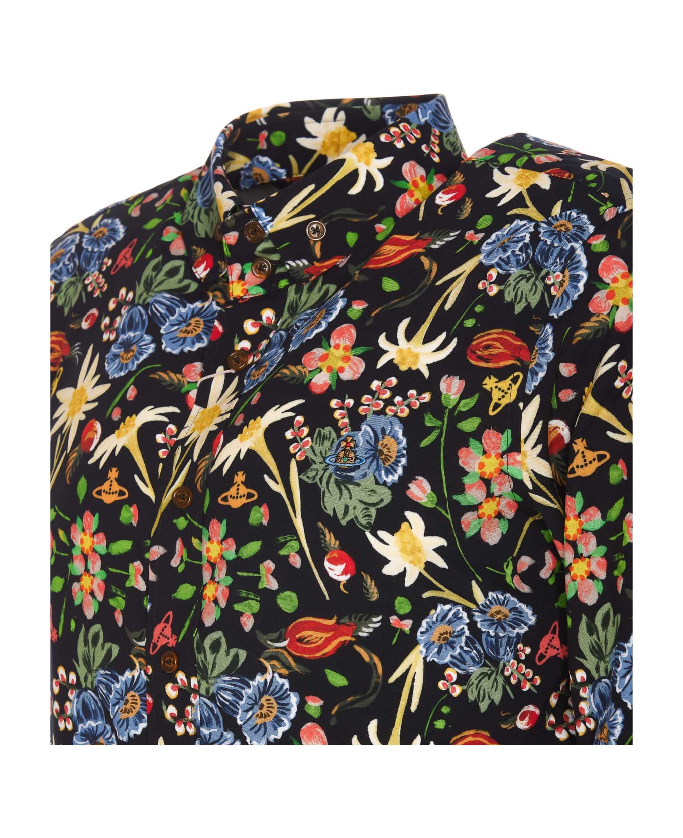 Vivienne Westwood 2 Button Krall Folk Flower Print Shirt - MultiColour シャツ