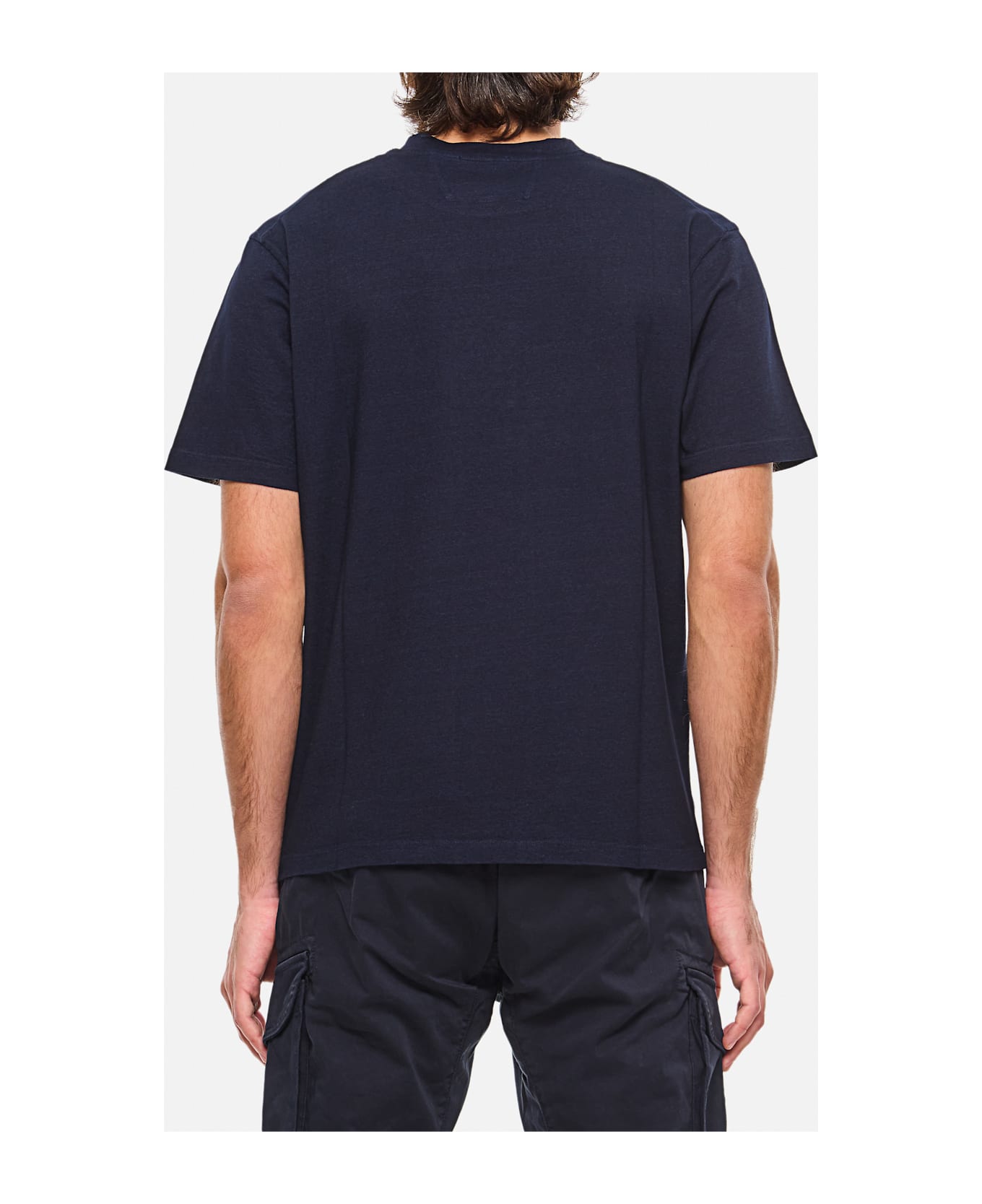 C.P. Company Indigo Jersey Logo T-shirt - Blue