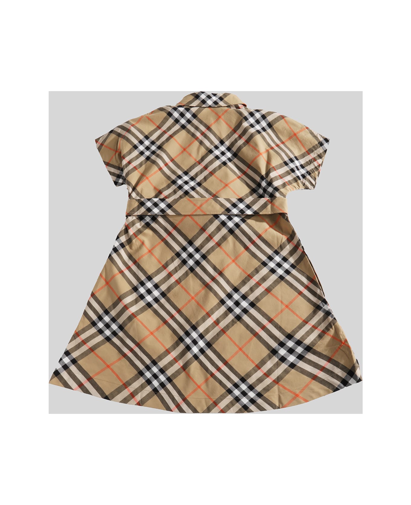 Burberry Beige Cotton Dress - SAND IP CHECK