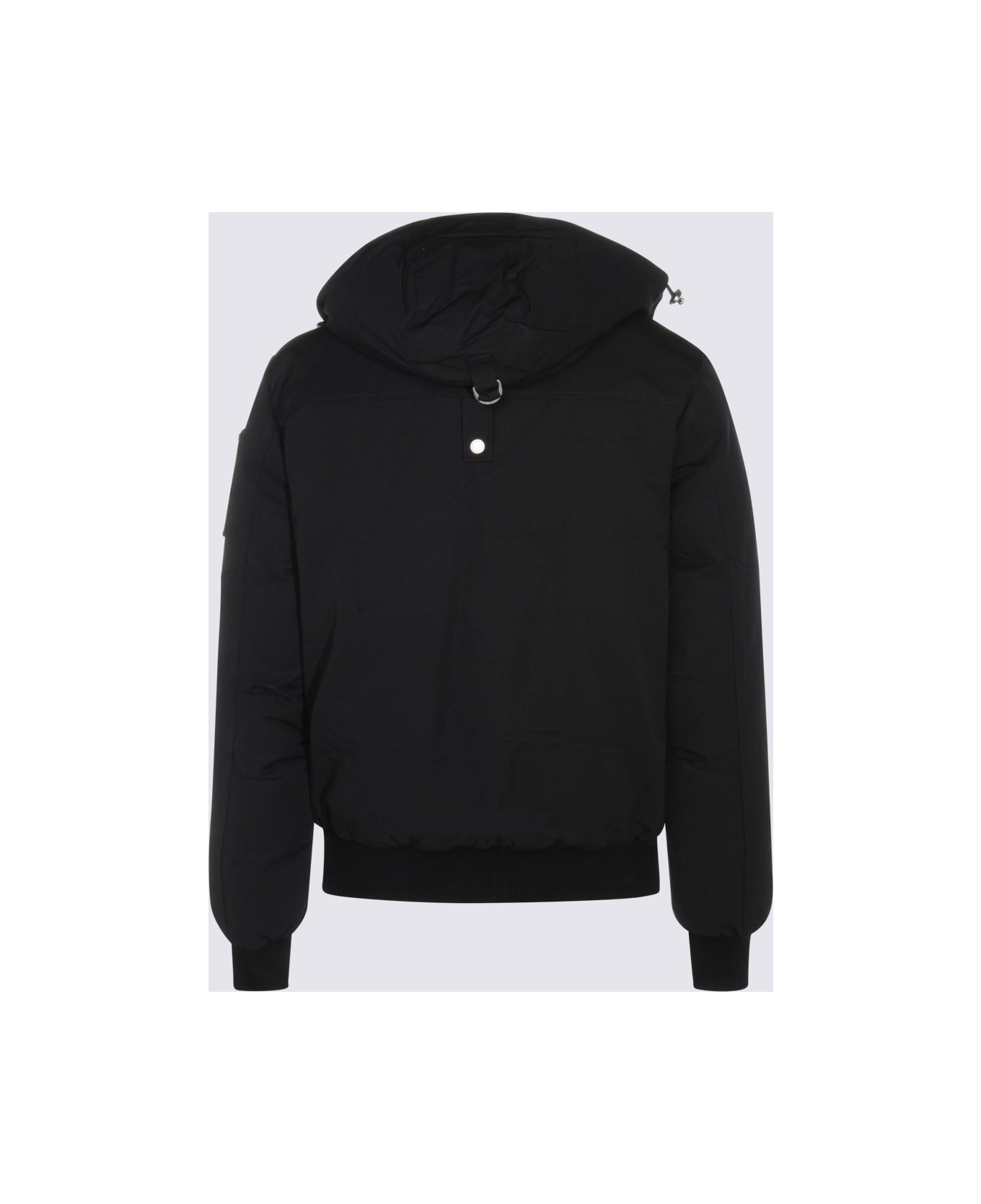 Moose Knuckles Black Cotton Down Jacket - Black