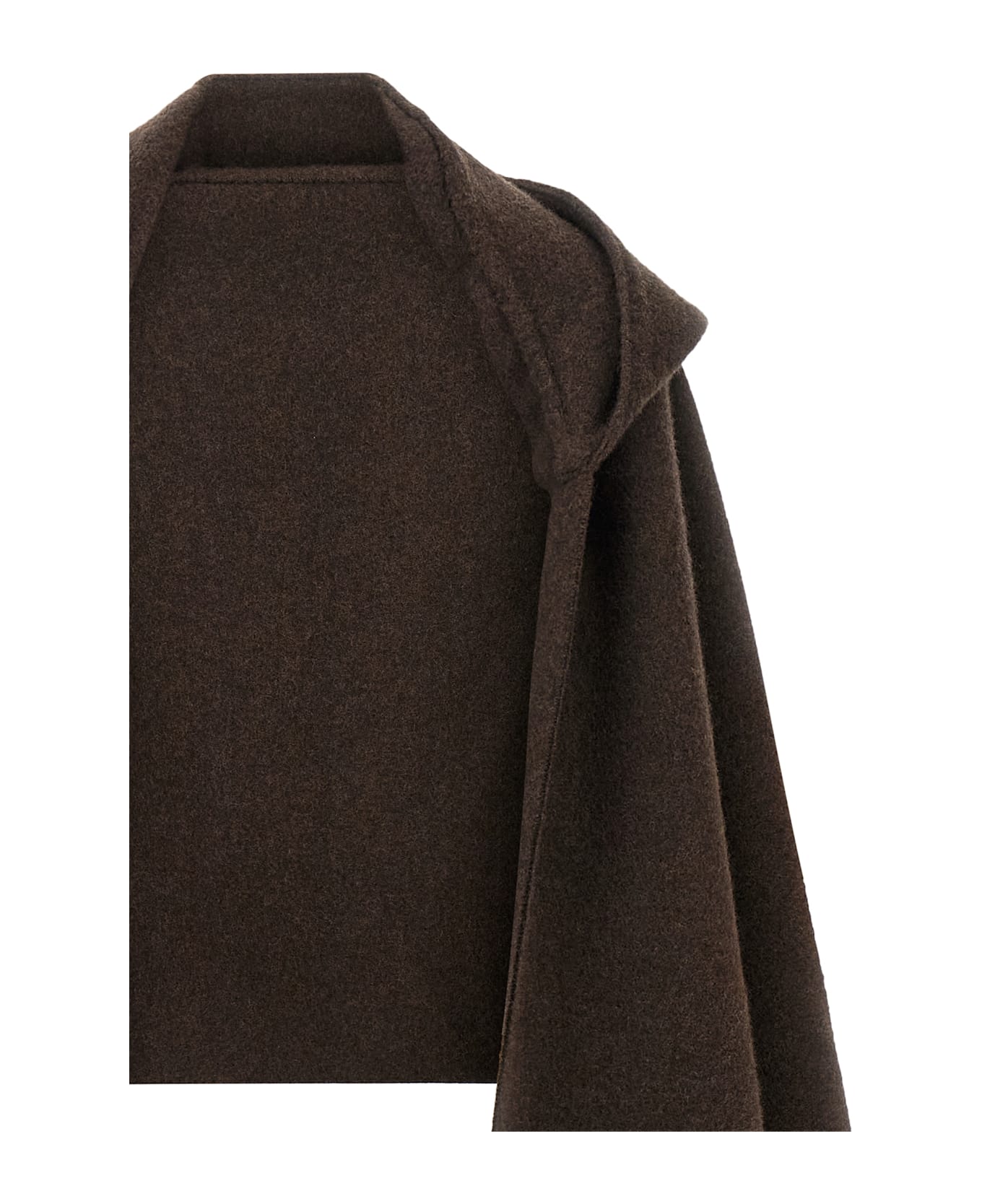 Brunello Cucinelli Hooded Scarf - Brown