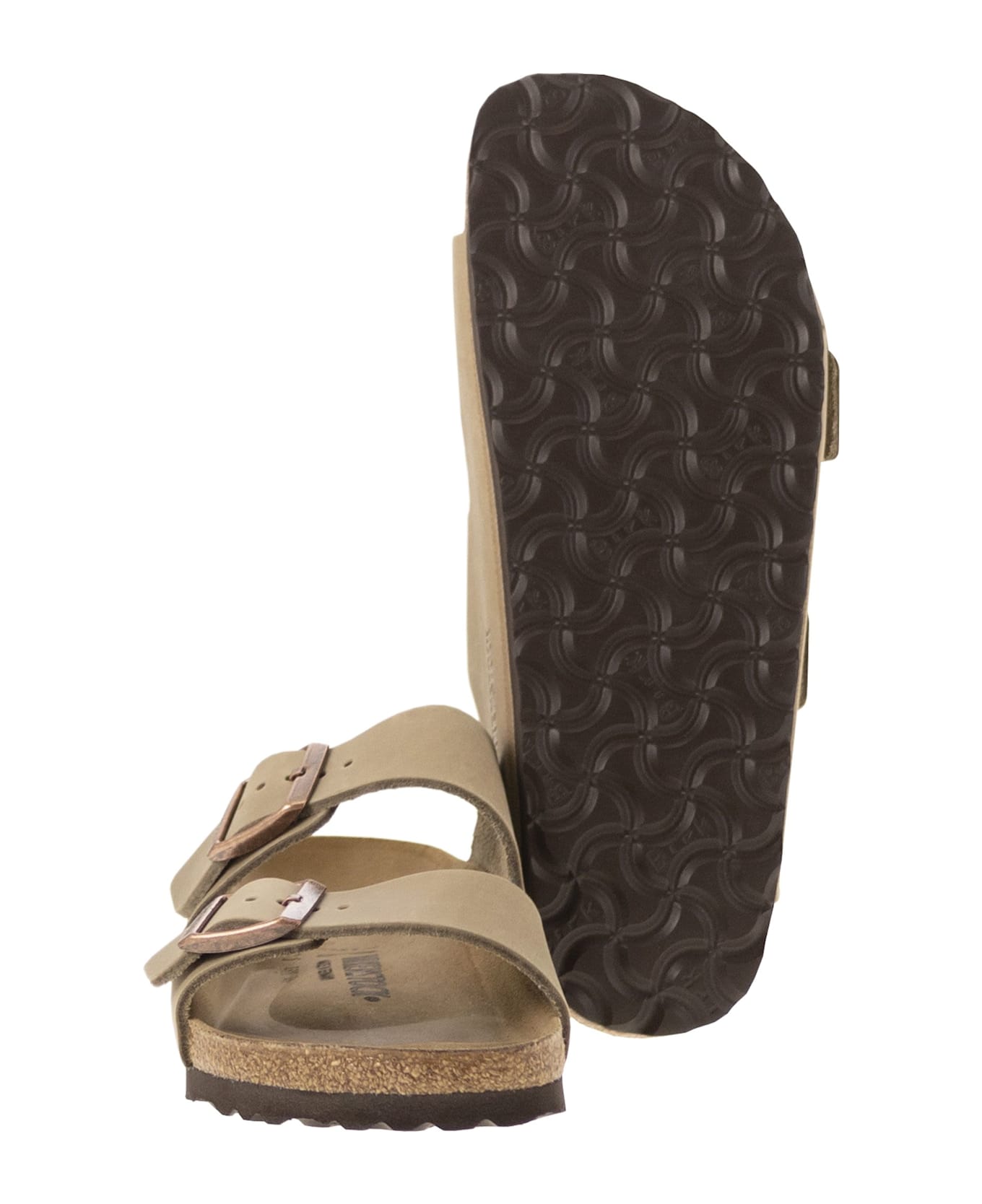 Birkenstock Arizona - Leather Slipper - Beige
