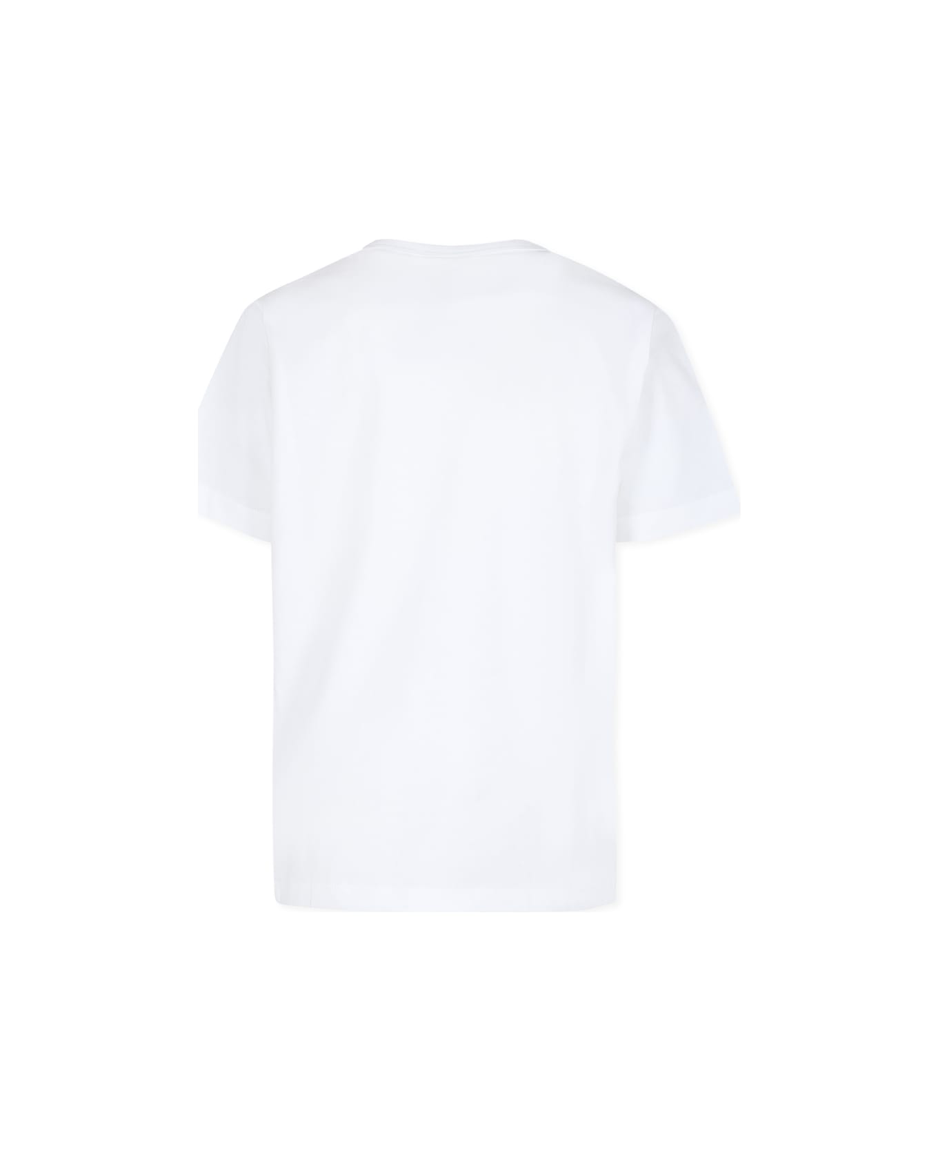Colmar White T-shirt For Boy With Logo - White