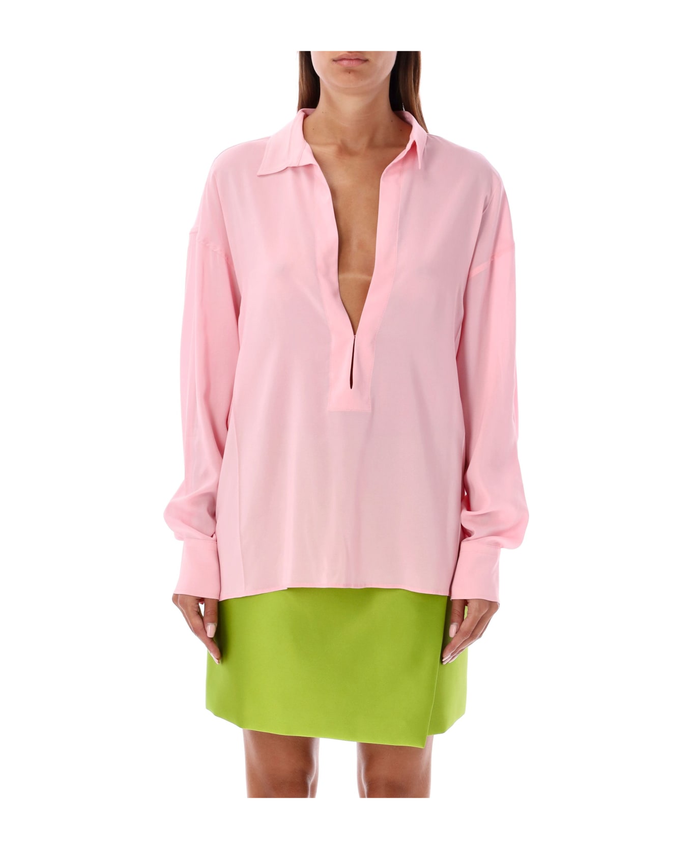 Philosophy di Lorenzo Serafini Oversized Blouse - ROSA