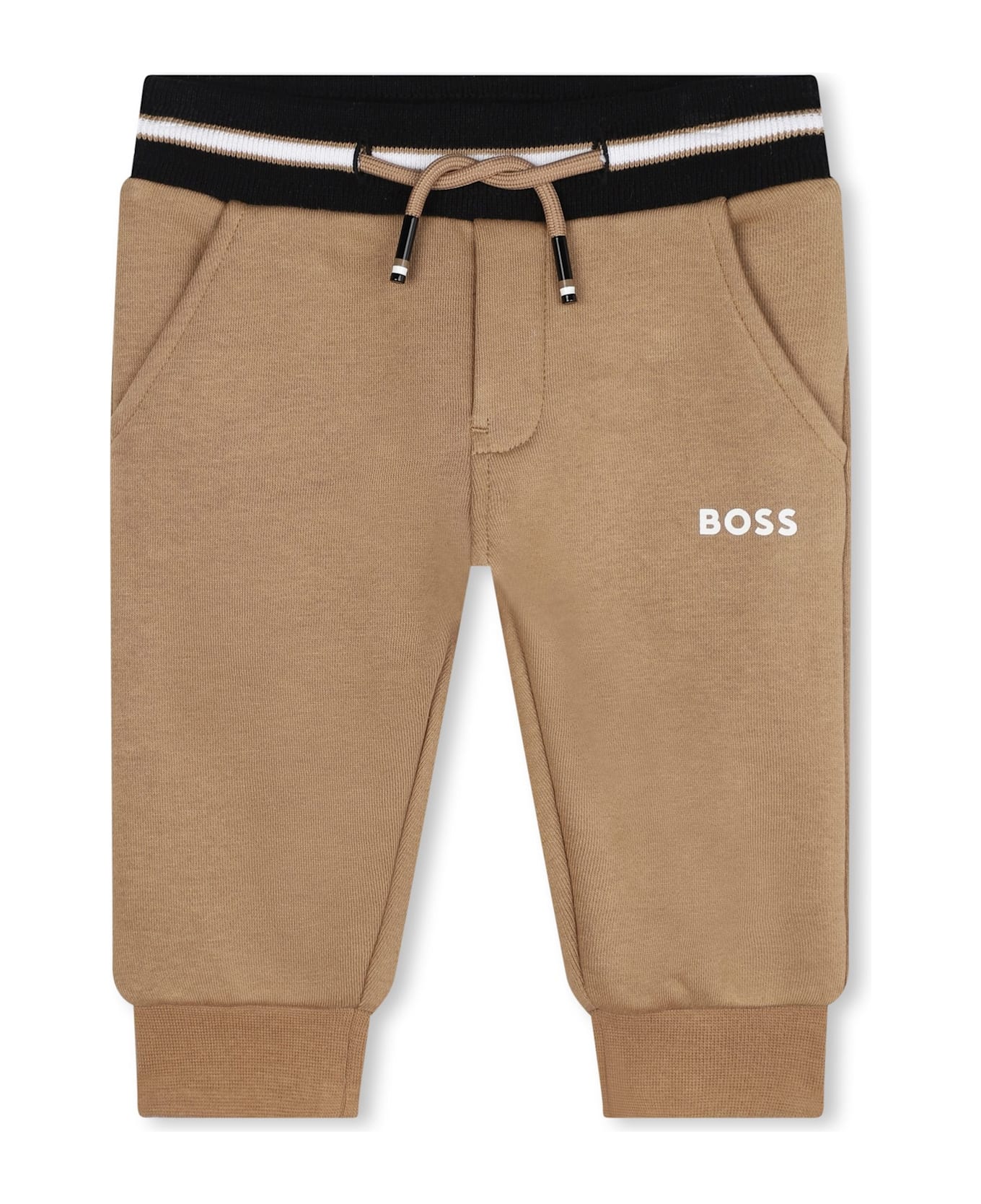 Hugo Boss Pantaloni Con Stampa - Brown