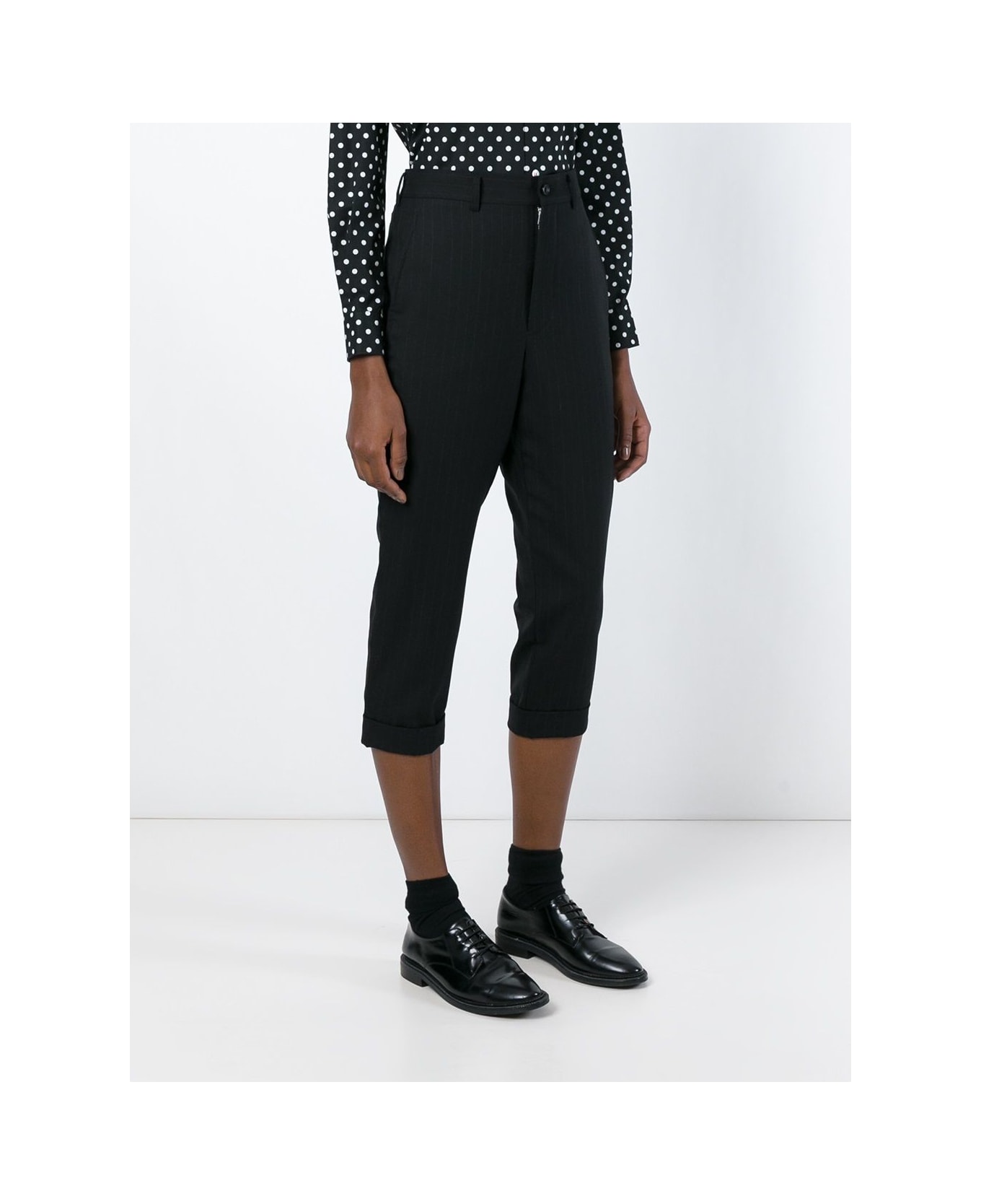 Comme des Garçons Wide-leg Trousers - Black