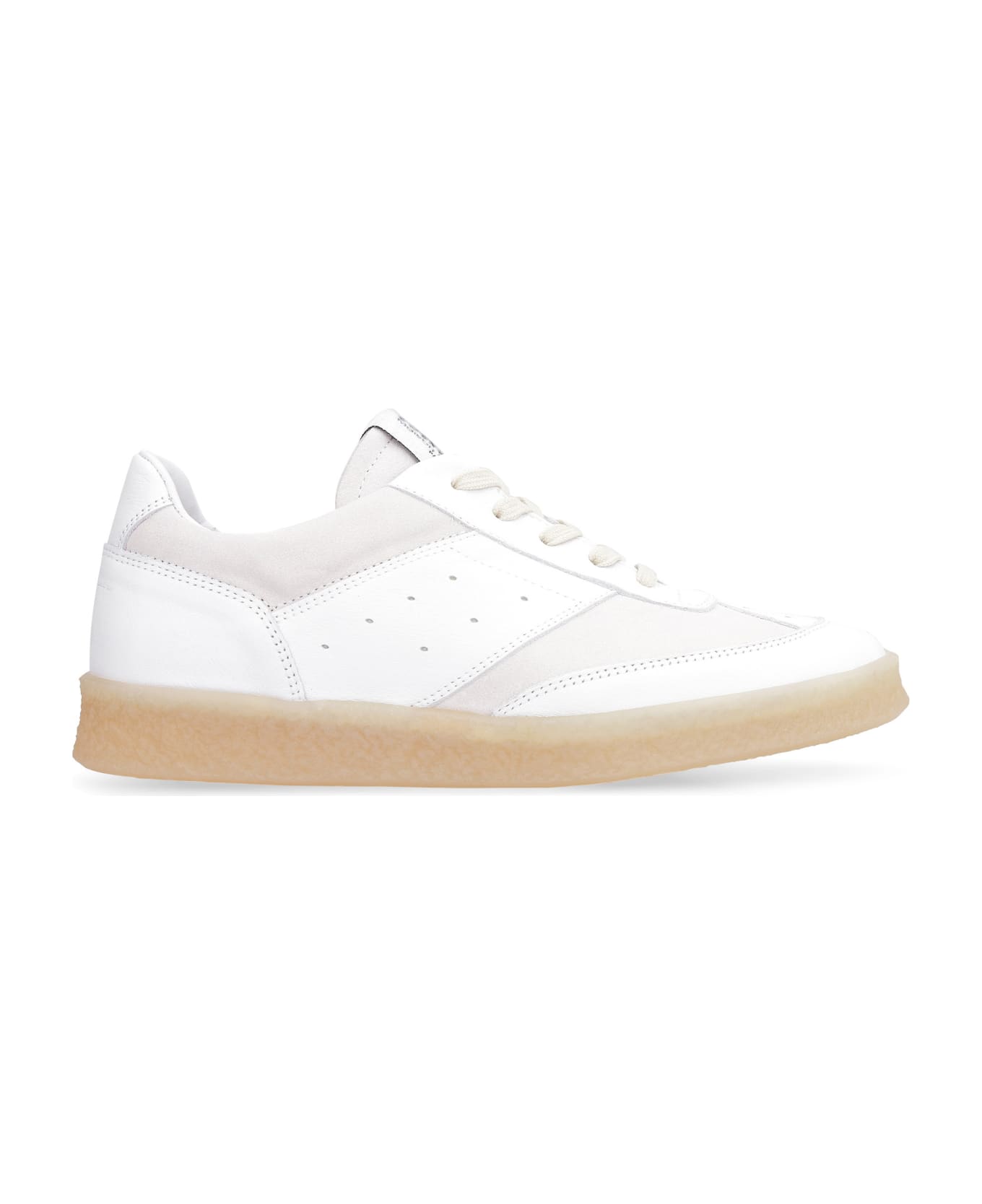 MM6 Maison Margiela 6 Court Low-top Sneakers - White