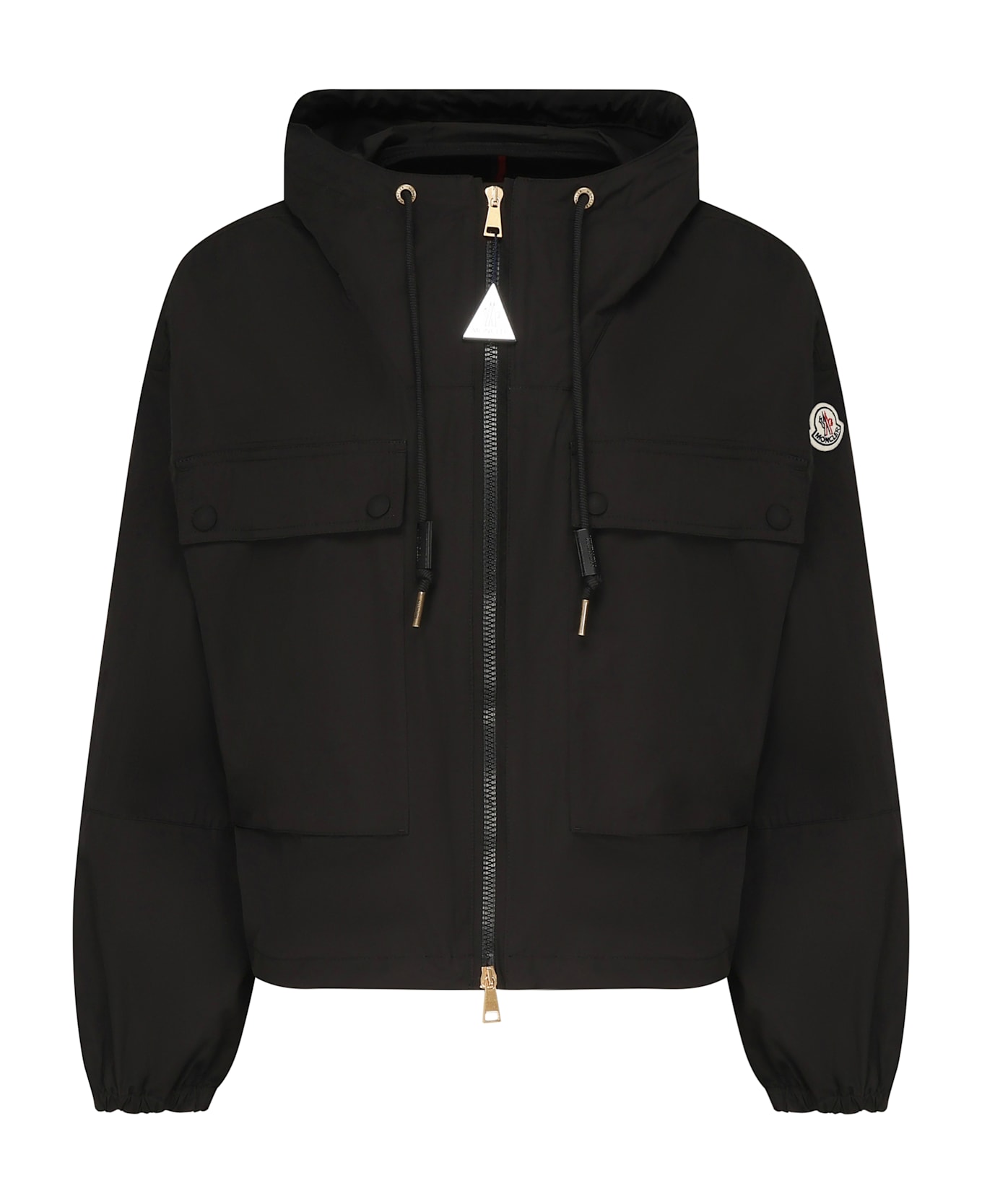 Moncler Sauvan Parka With Hood - Black