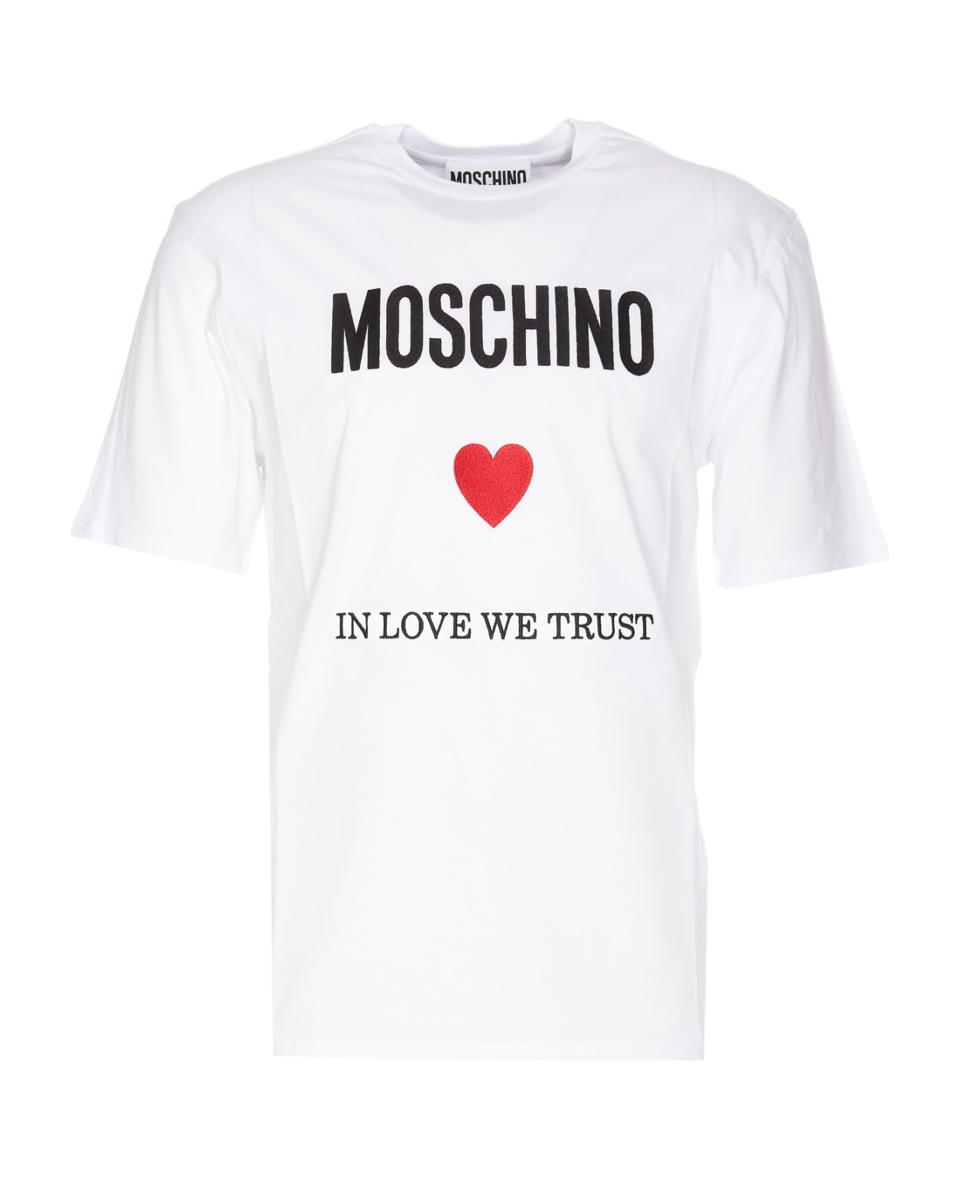 Moschino In Love We Trust T-shirt - White シャツ
