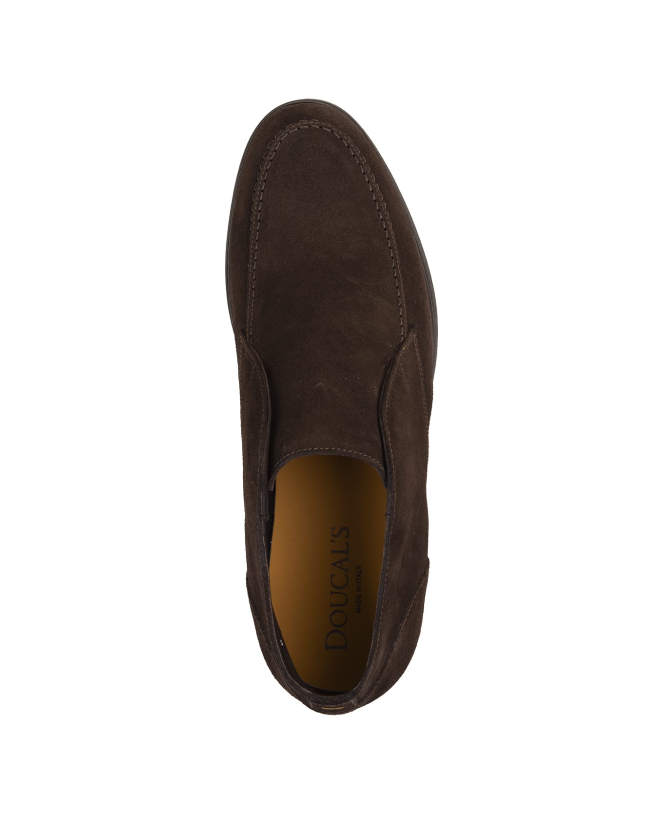 Doucal's Dark Brown Suede Slip-on Ankle Boots - Brown