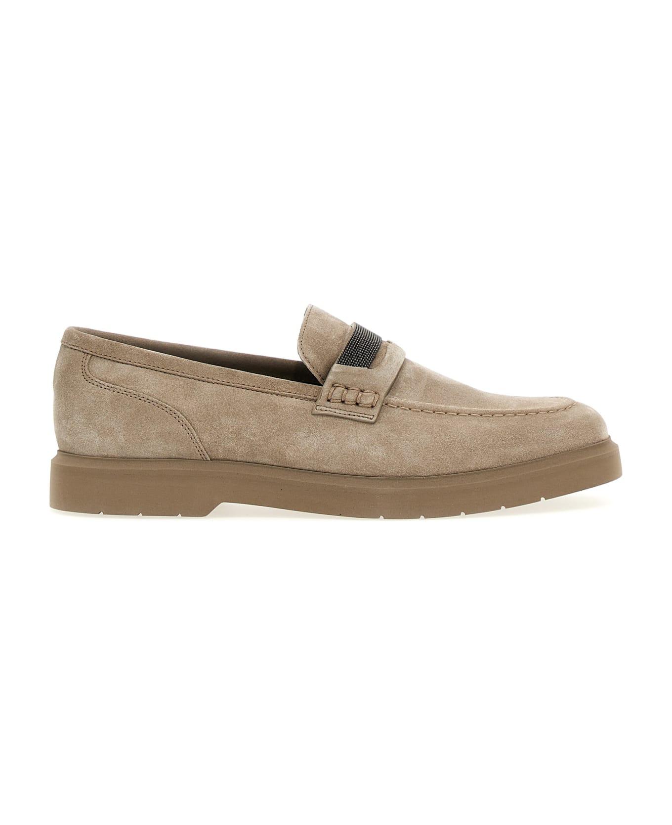 Brunello Cucinelli 'monile' Loafers - Gray