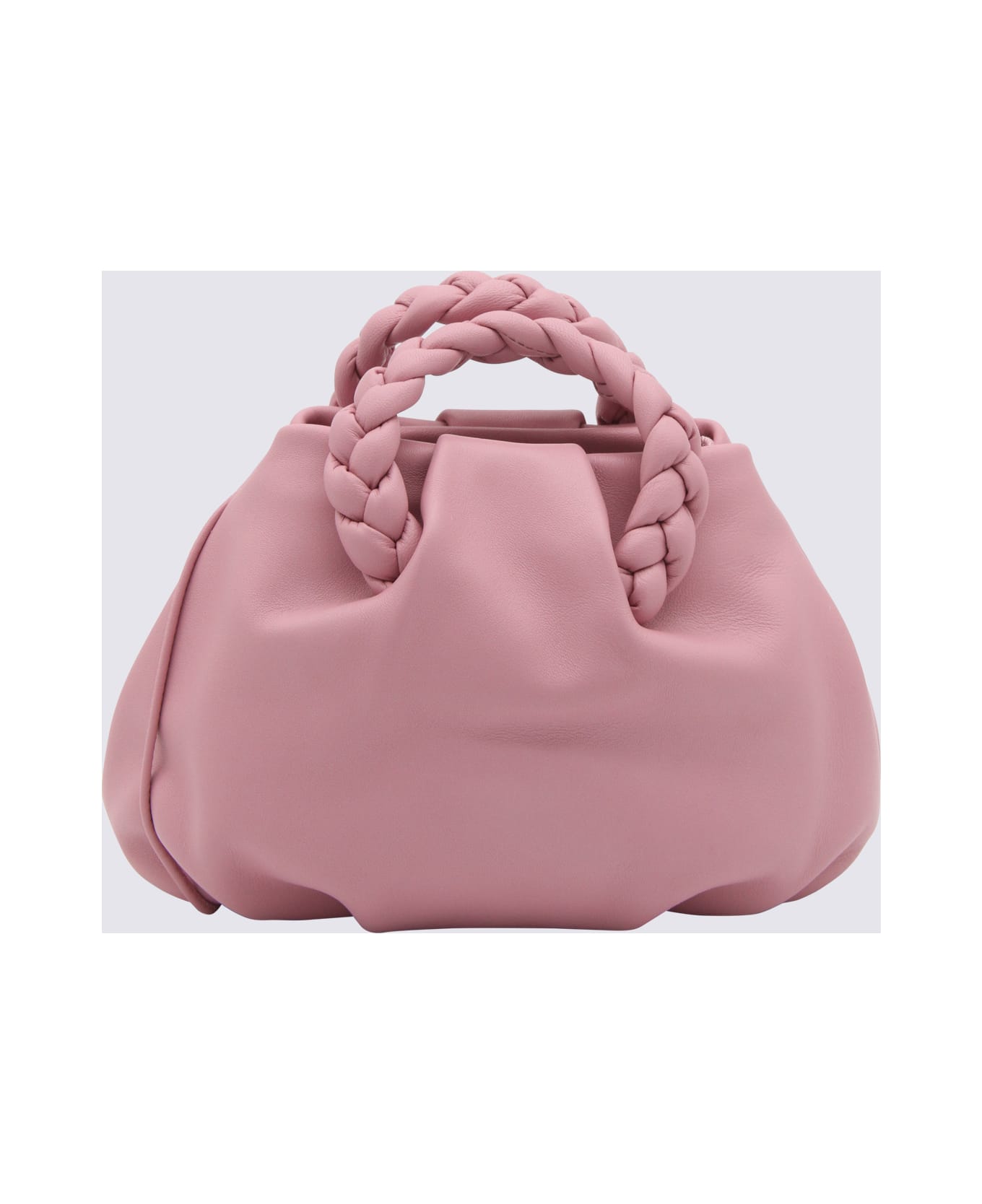 Hereu Pink Leather Bombon Handle Bag - Pink
