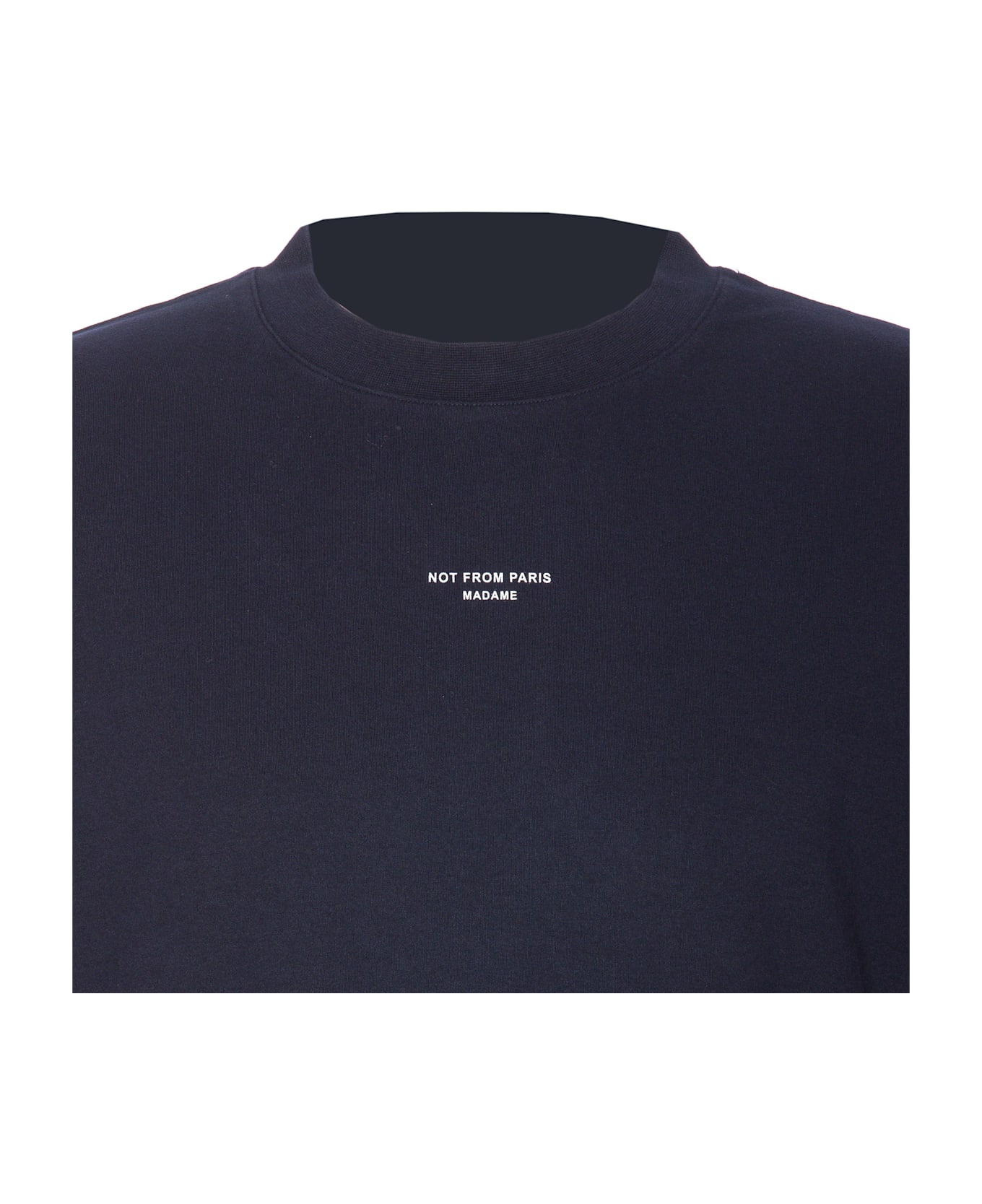 Drôle de Monsieur Le Slogan Classique T-shirt - Blue