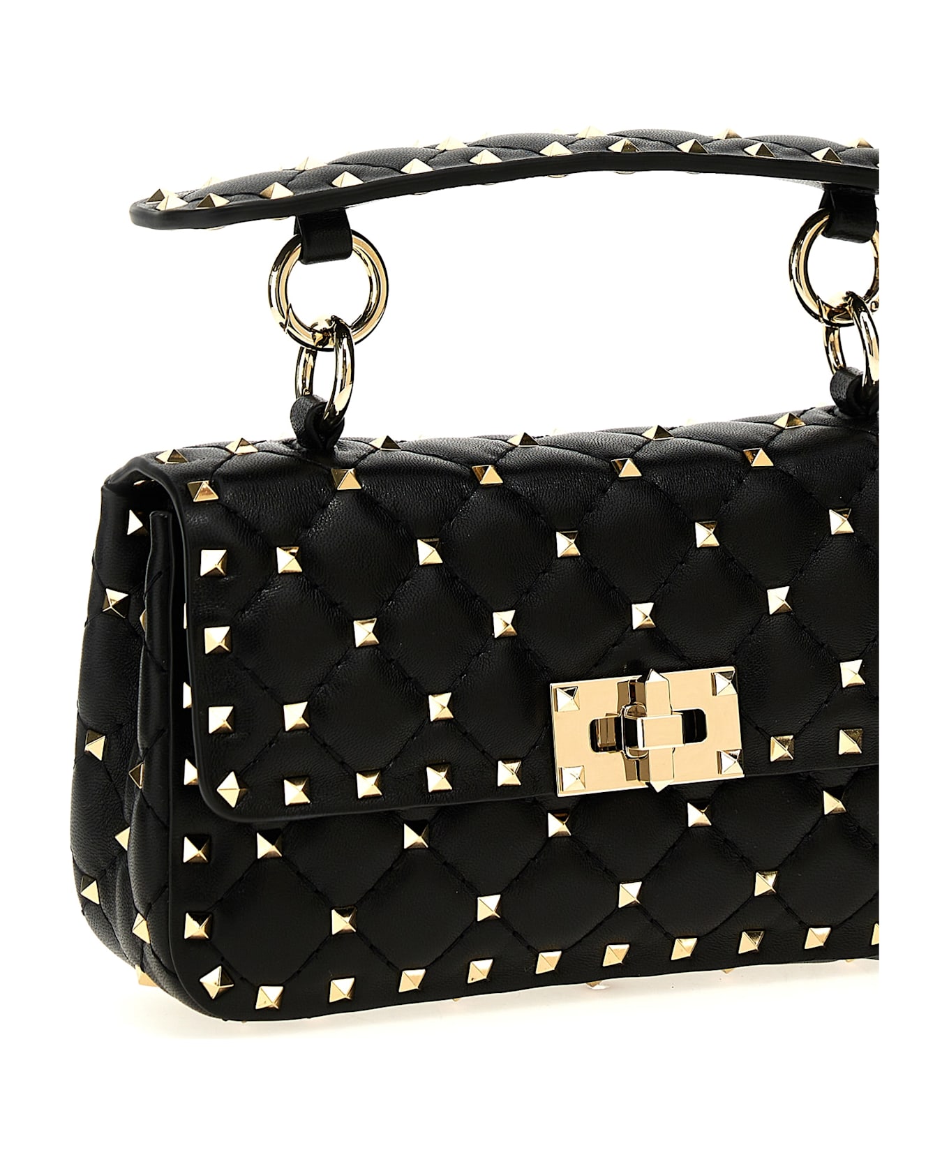 Valentino Garavani 
rockstud Spike
 Handbag - Black  
