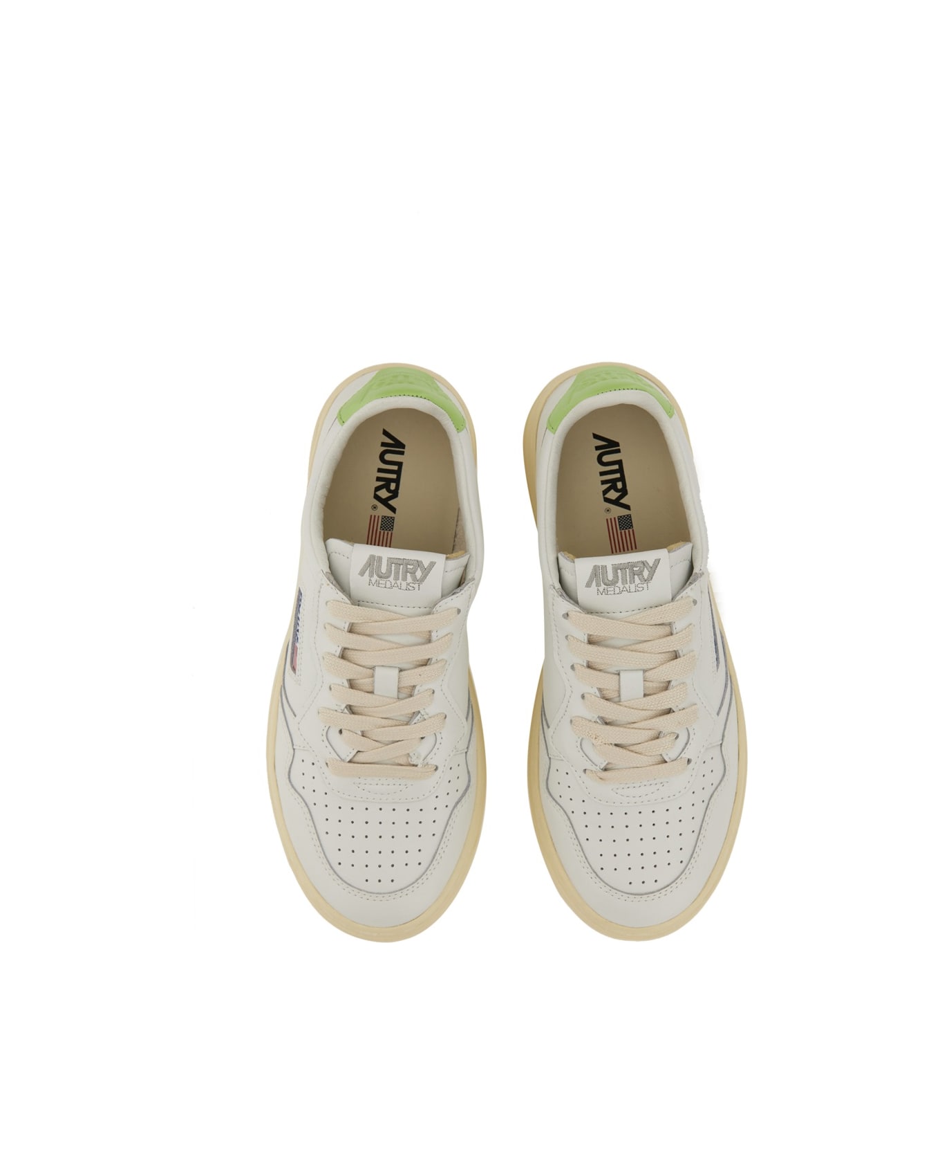 Autry Medalist Low Sneaker - WHITE