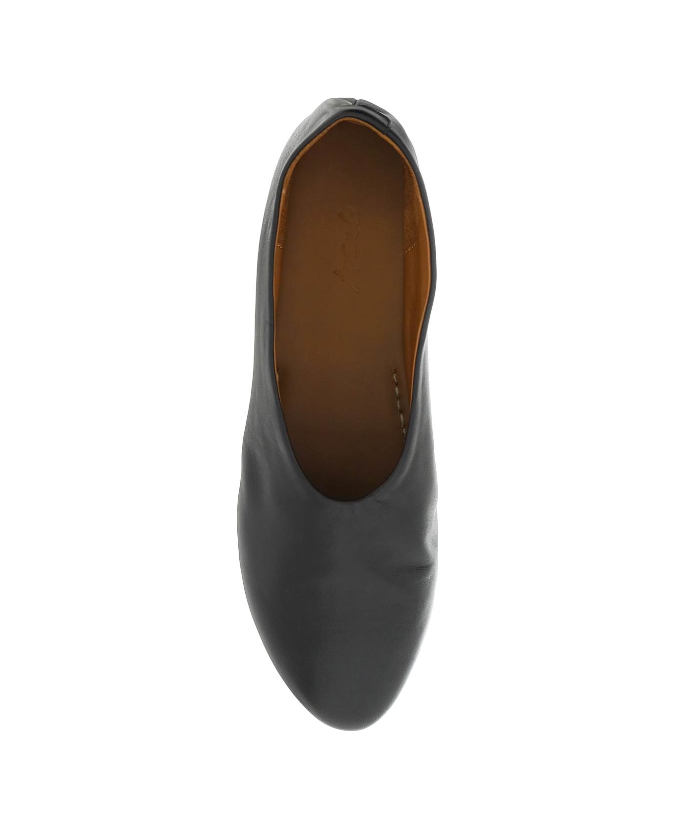 Marsell Leather Coltellaccio Ballet Flats - NERO (Black)