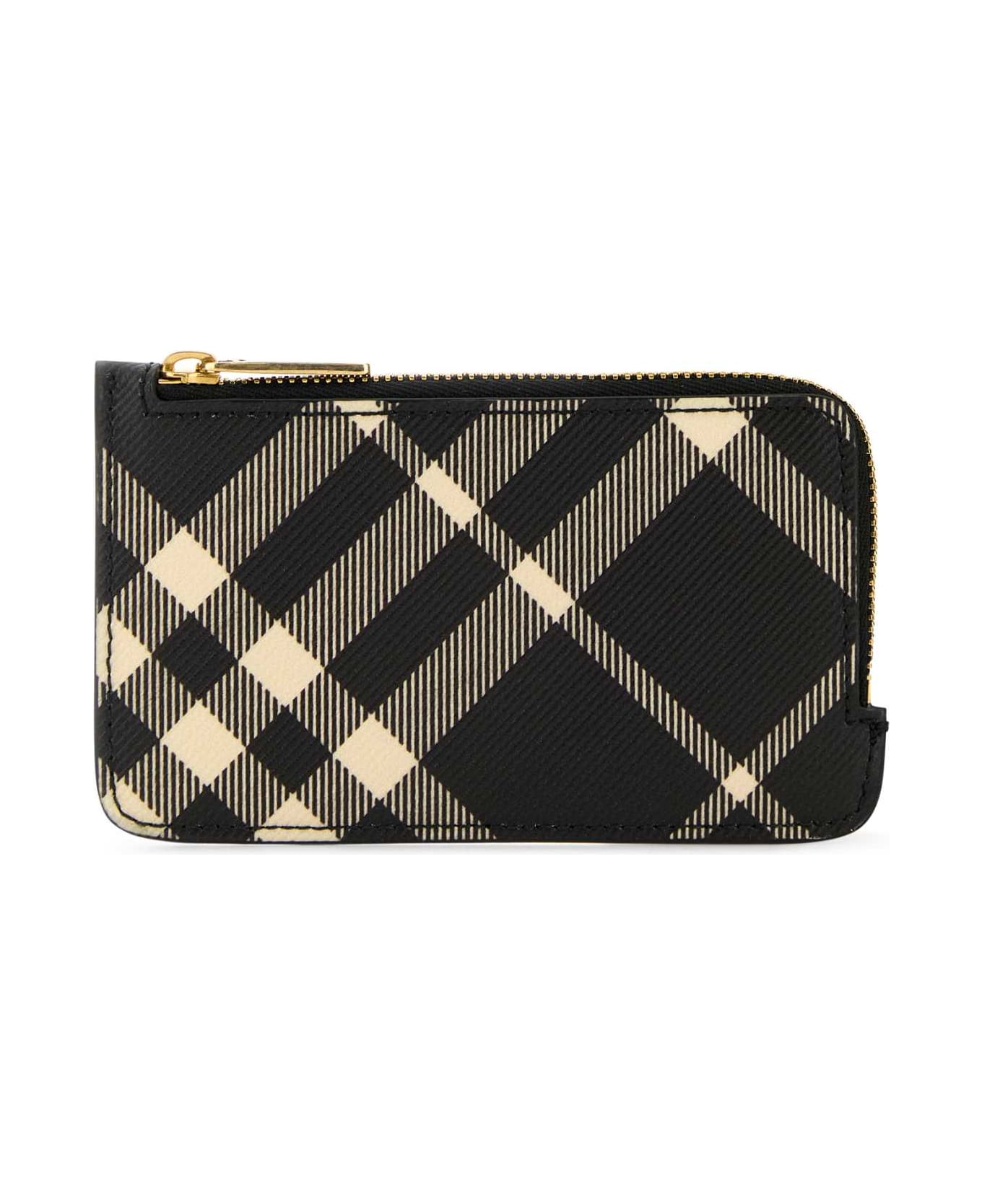 Burberry Printed Canvas Check Card Holder - BLACKCALICO 財布