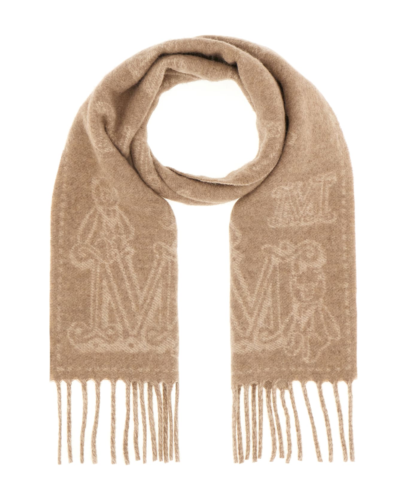 Max Mara Embroidered Cashmere Scarf - 002