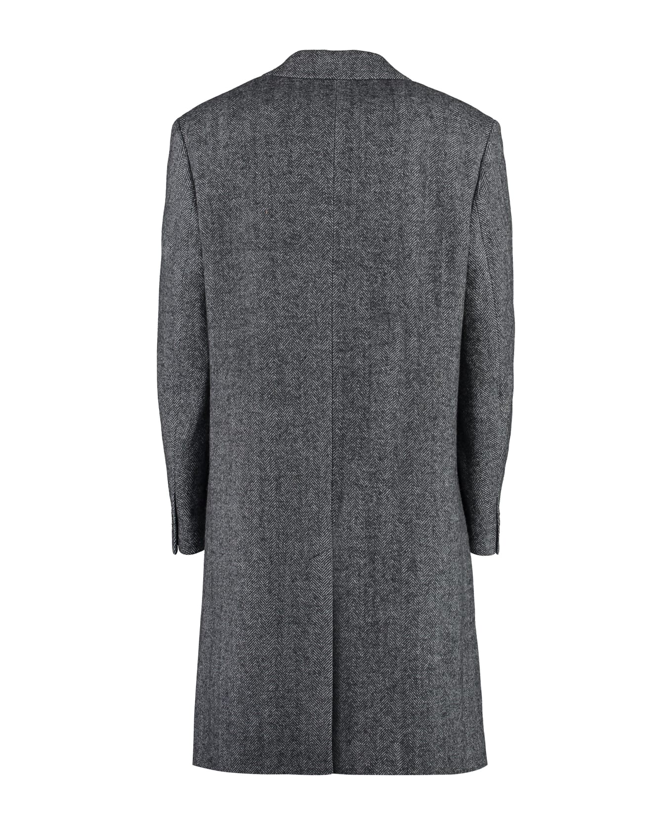 Isabel Marant Johel Single-breasted Wool Coat - grey