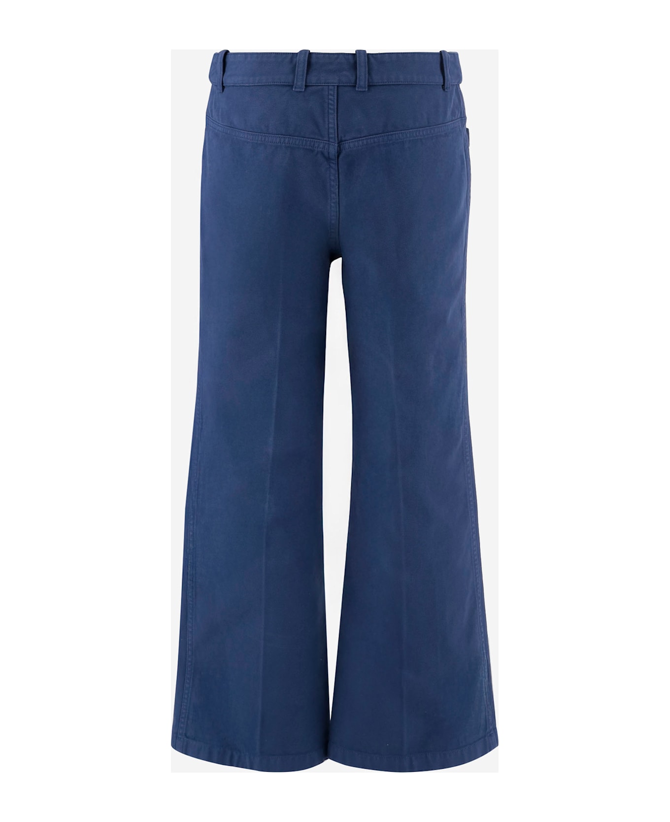 Chloé Cotton Cropped Pants - Blue