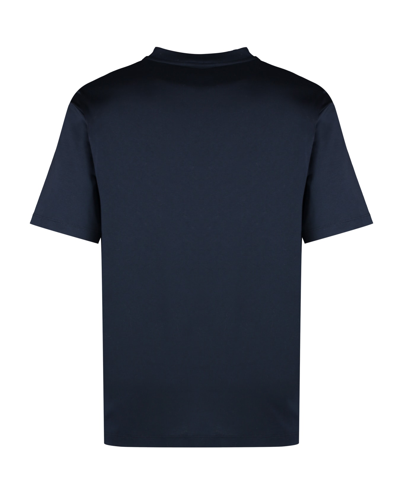 Giorgio Armani Cotton Crew-neck T-shirt - blue