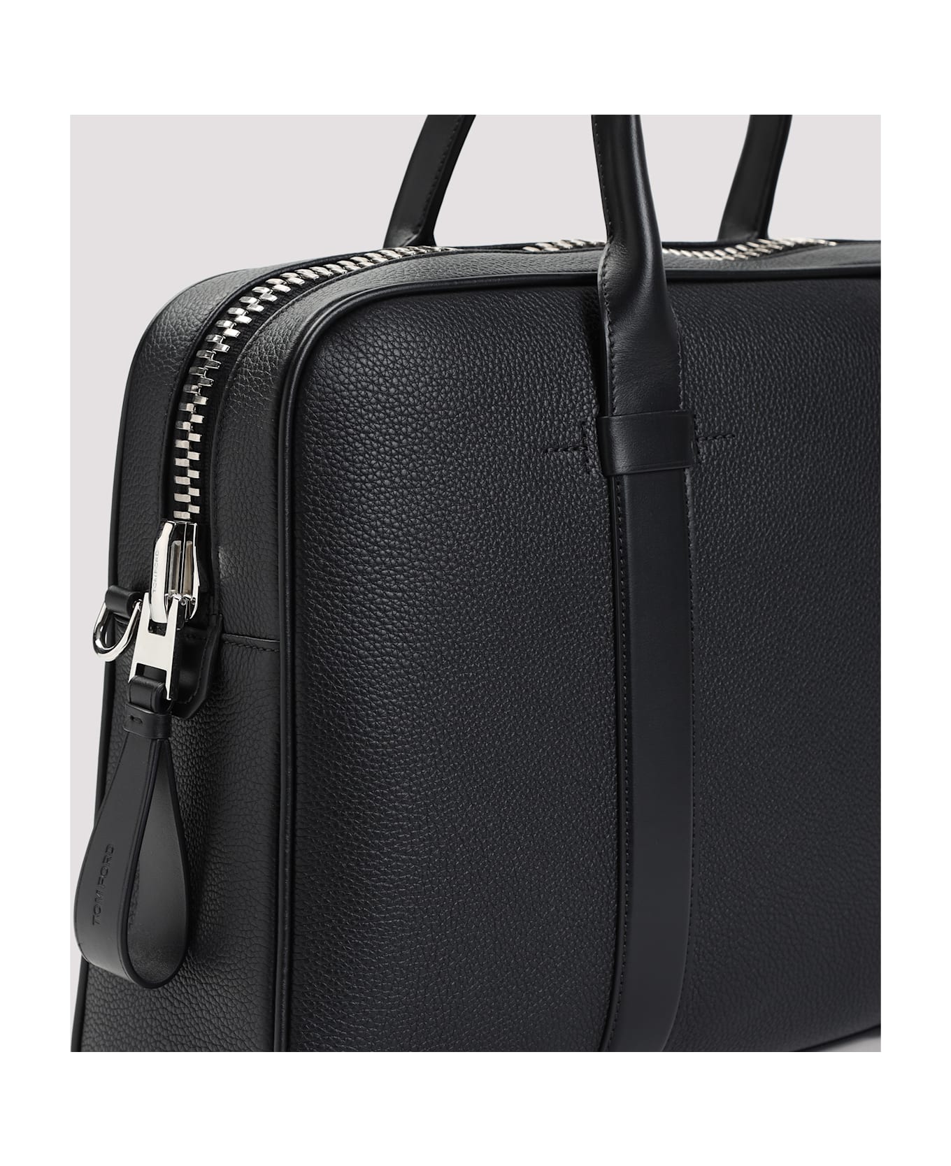 Tom Ford Leather Briefcase - Black