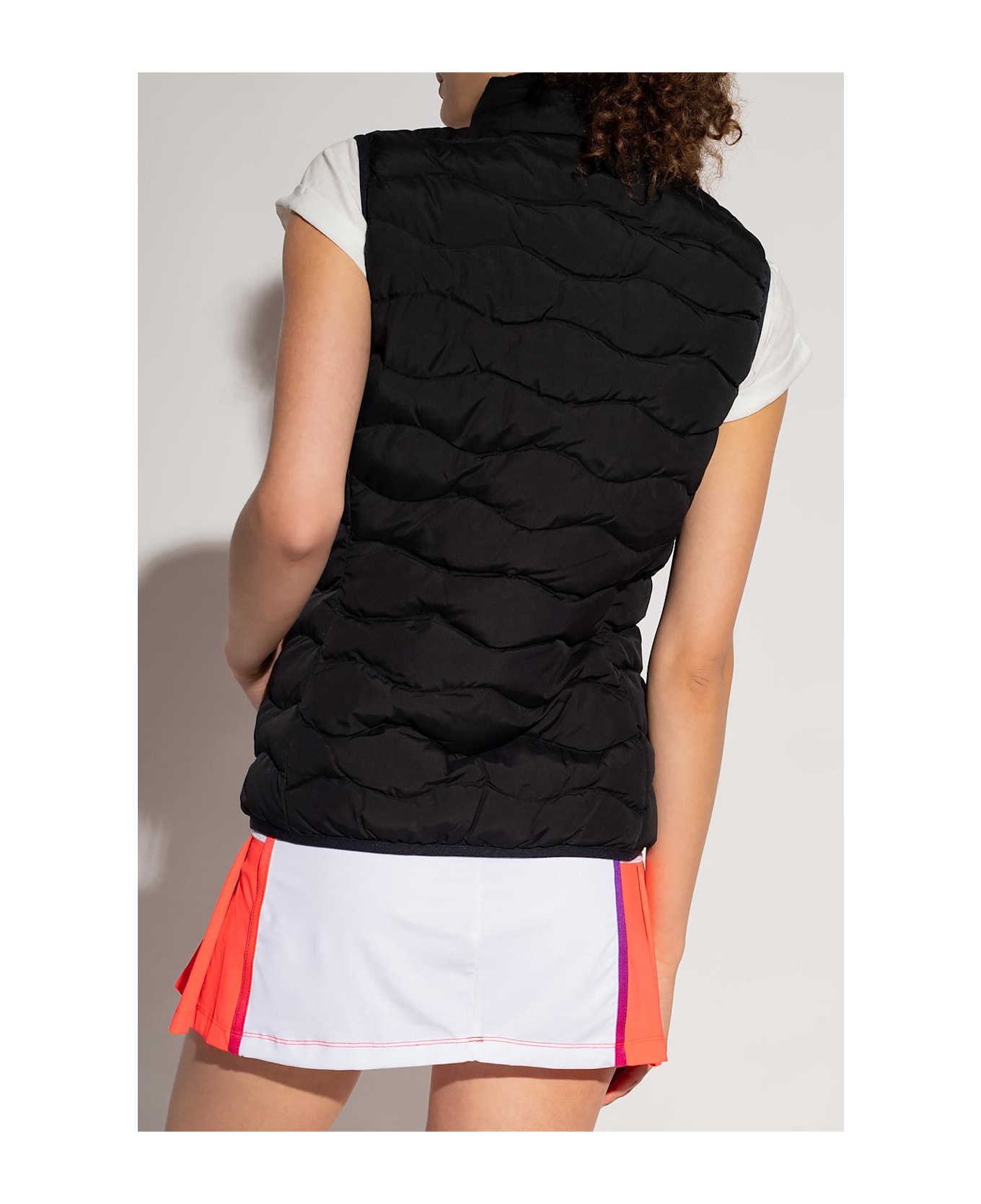 EA7 Emporio Armani Insulated Vest With Logo - Black