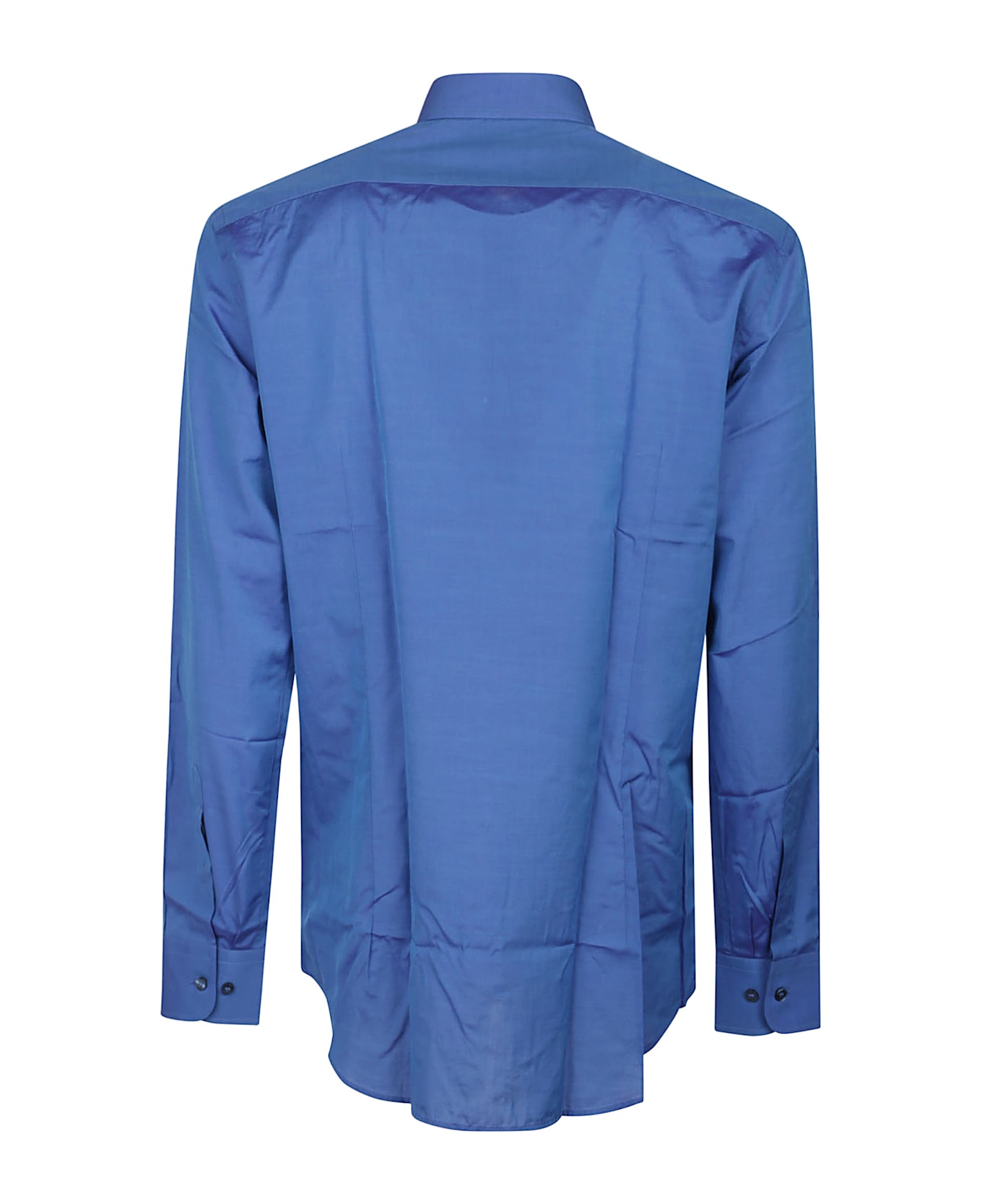 Etro Roma Long Sleeve Logo Shirt - Blu Elettrico