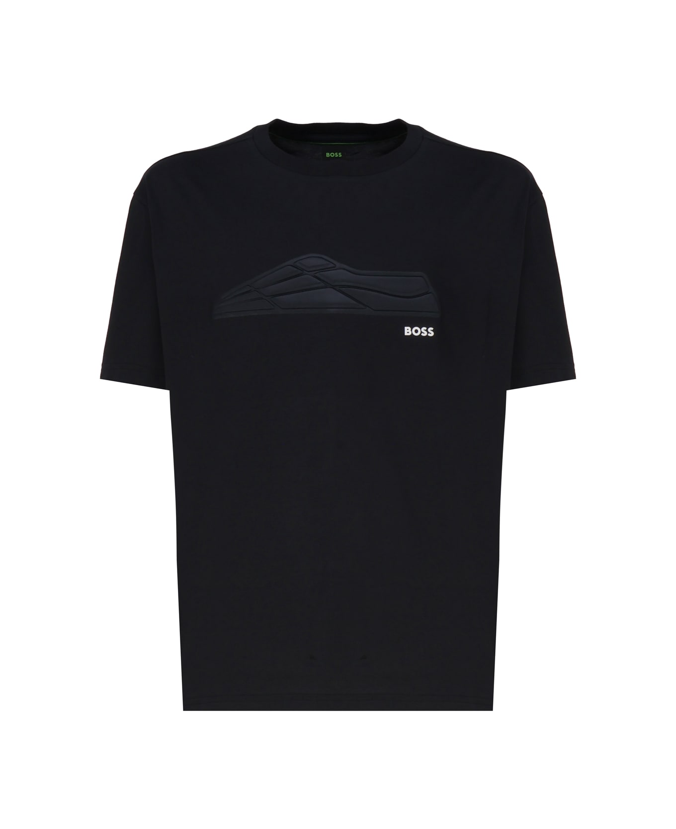 Hugo Boss T-shirt With Print - Black シャツ