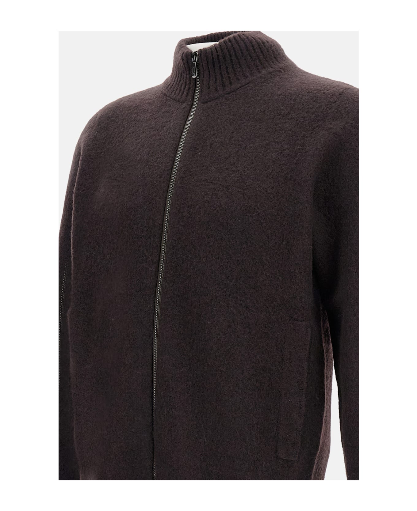 Drumohr Brushed Cardigan - Brown