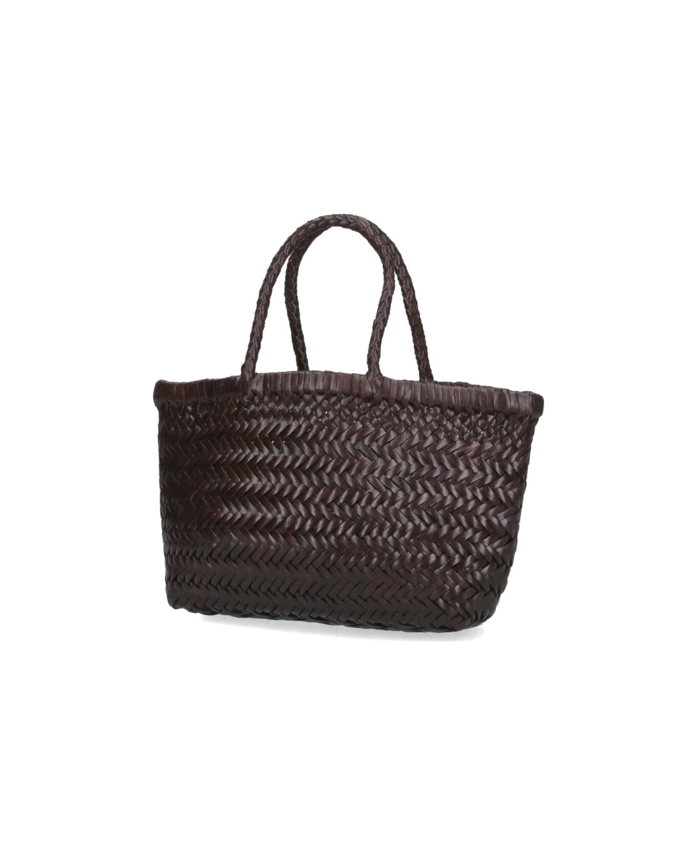 Dragon Diffusion 
flat Gora
 Tote Bag - BROWN