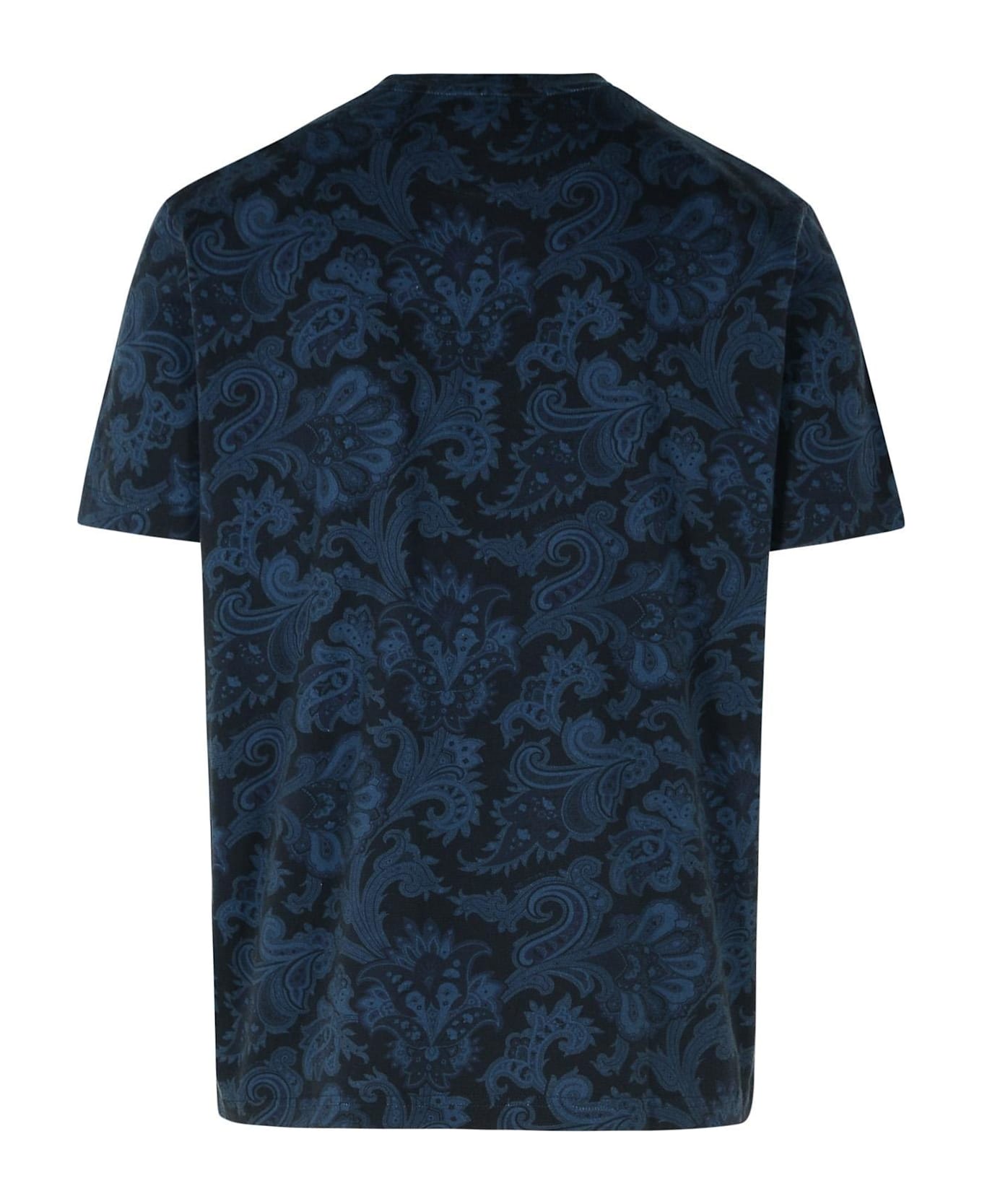Etro Paisley Printed T-shirt - STAMPA FDO BLU