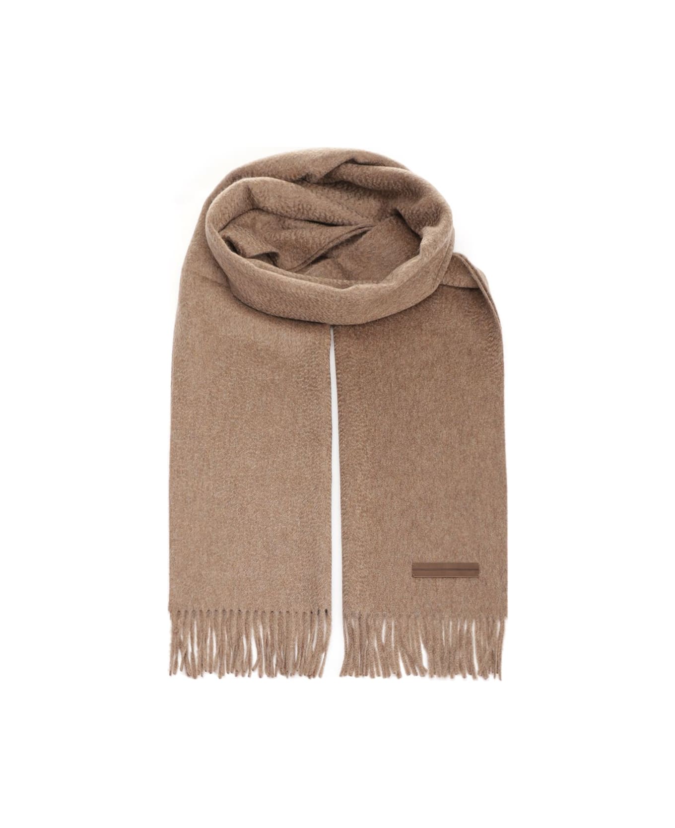 Zegna Oasi Cashmere Scarf - Brown