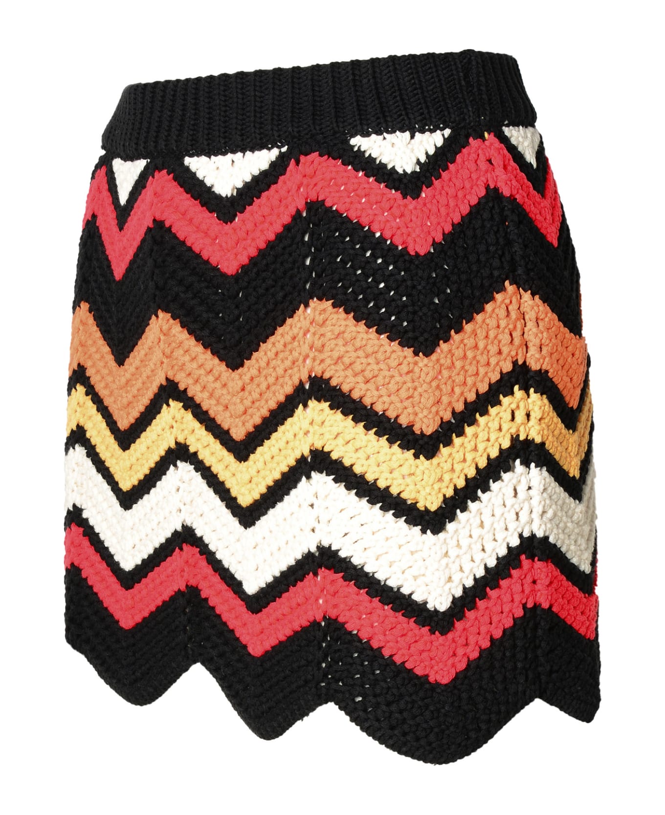 Alanui Multicolor Cotton Blend Miniskirt - Multicolor スカート