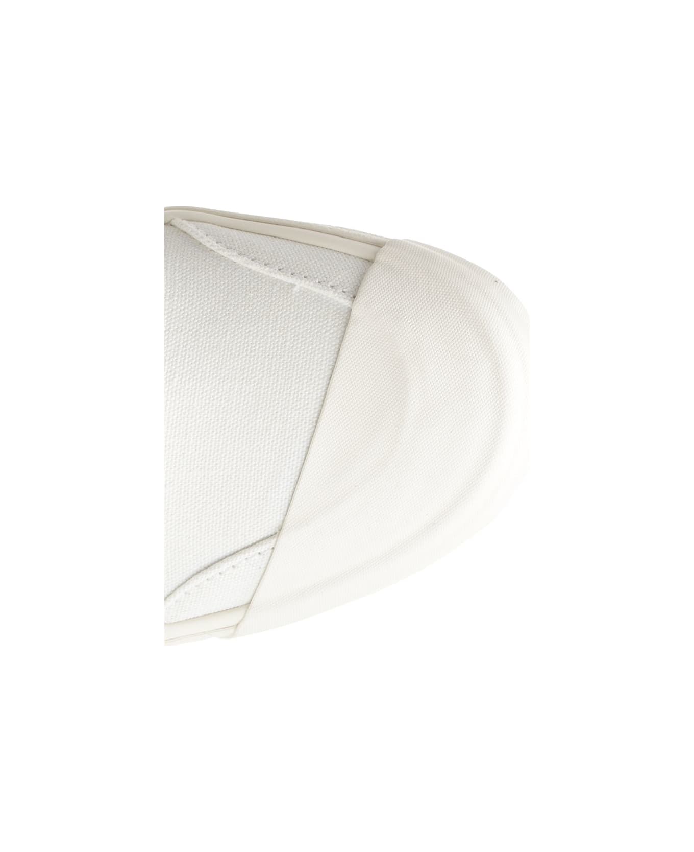 Off-White Sneakers With Laces And Logo - WHITE/BLACK