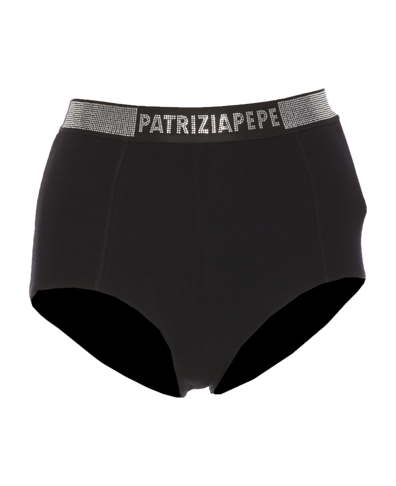 Patrizia Pepe Logo Slip - Black