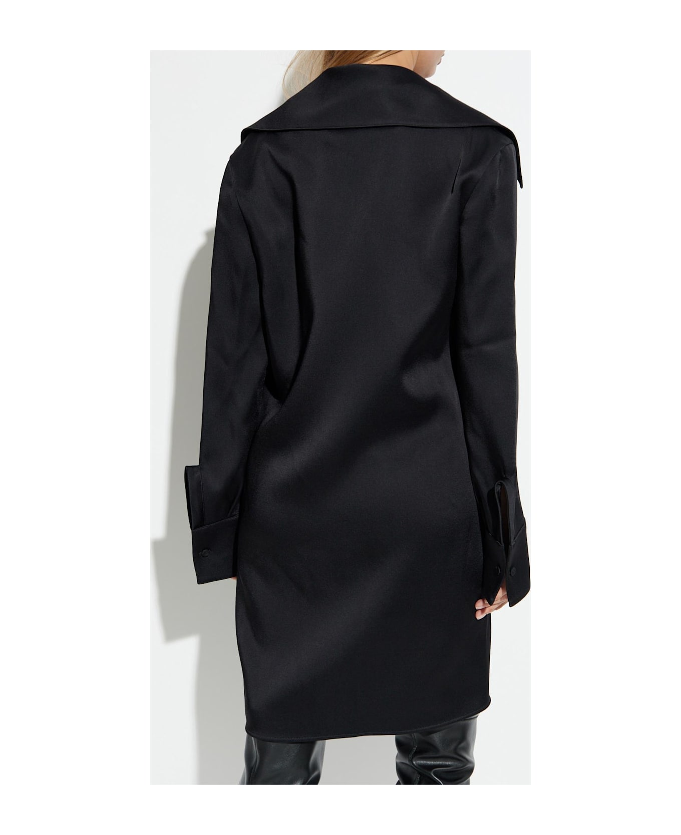 Jil Sander Dress With Collar - Black