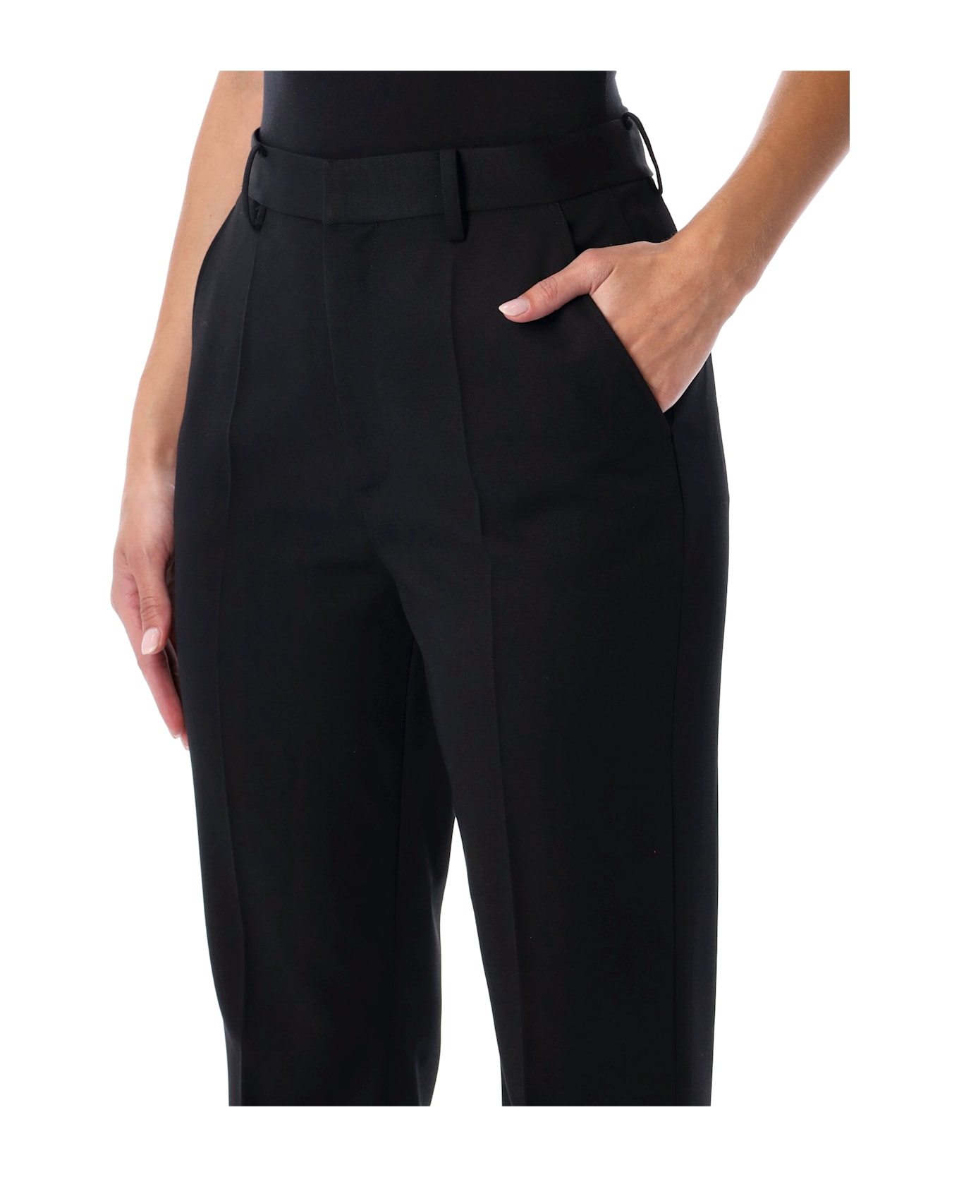 Ralph Lauren Wrigley Wool Trousers - BLACK