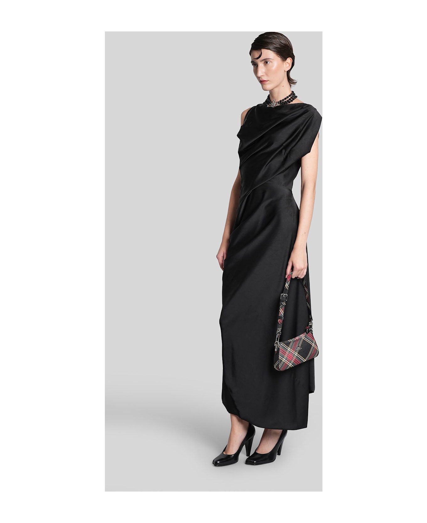 Vivienne Westwood Long Dress In Black Polyester - black