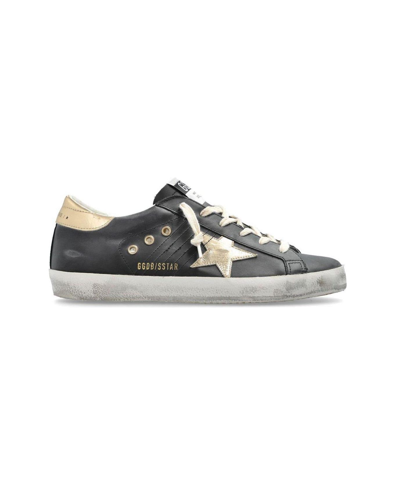 Golden Goose Super Star Low-top Sneakers - black